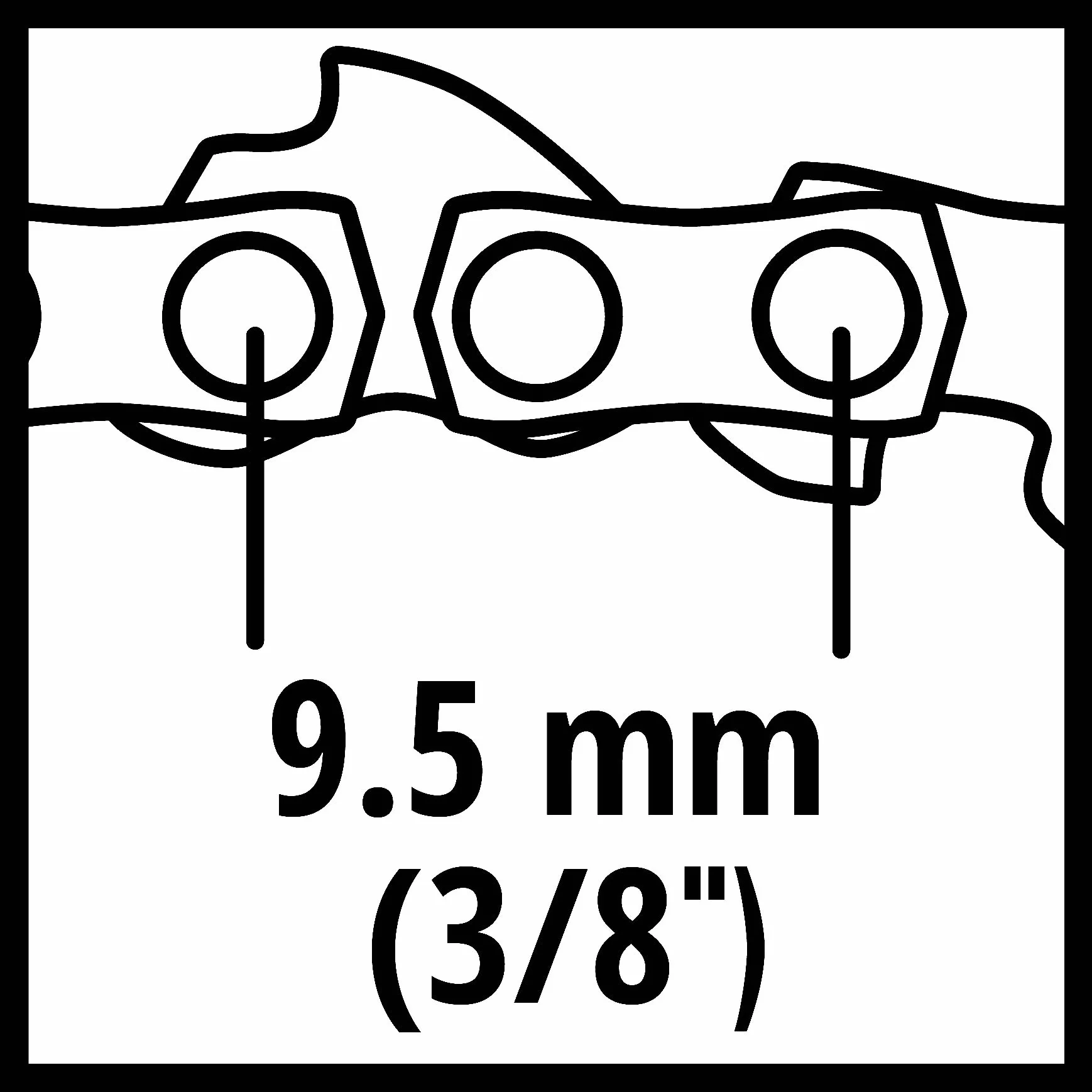 Einhell łańcuch zapasowy 25 cm 40 ogniw do piły łańcuchowej GE-LC 18/25 Li