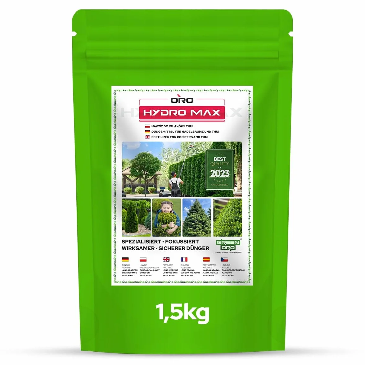 HYDRO MAX 1,5KG Długodziałający nawóz do iglaków