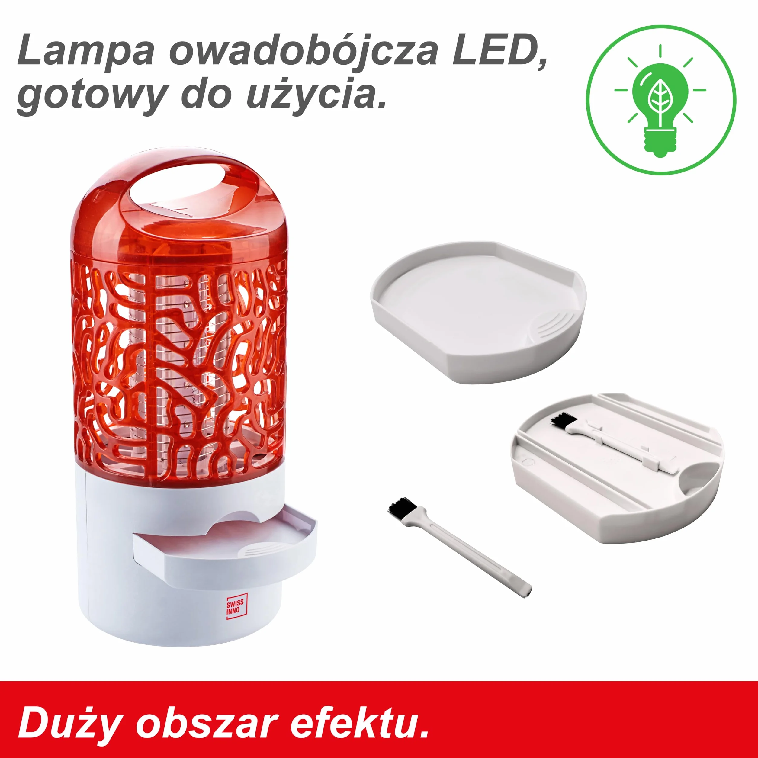 SWISSINNO Niszczyciel owadów 10W LED Lampa na komary do wnętrz