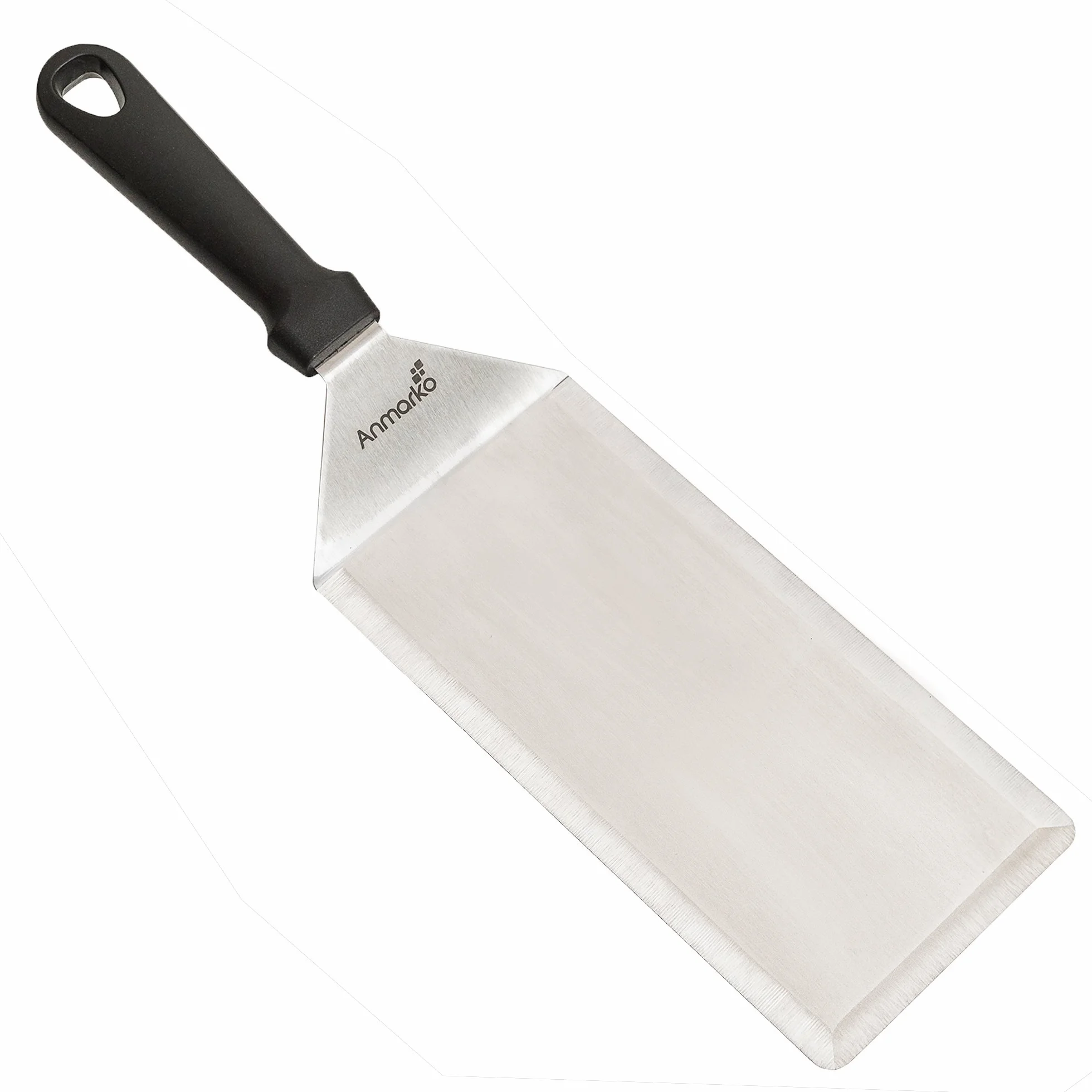 Metalowa szpatułka do grilla ze stali nierdzewnej, akcesoria do grilla, łopatka do hamburgerów, łopatka do naleśników, idealna do grilla i patelni płaskiej, klasy komercyjnej