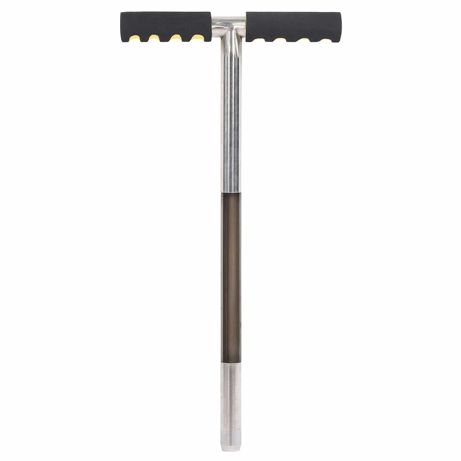 Wakects Sonda do próbkowania gleby 51 cm, sonda do pobierania próbek gleby ze stali nierdzewnej, uchwyt w stylu T, Sampler do sondy podłogowej do kijów golfowych