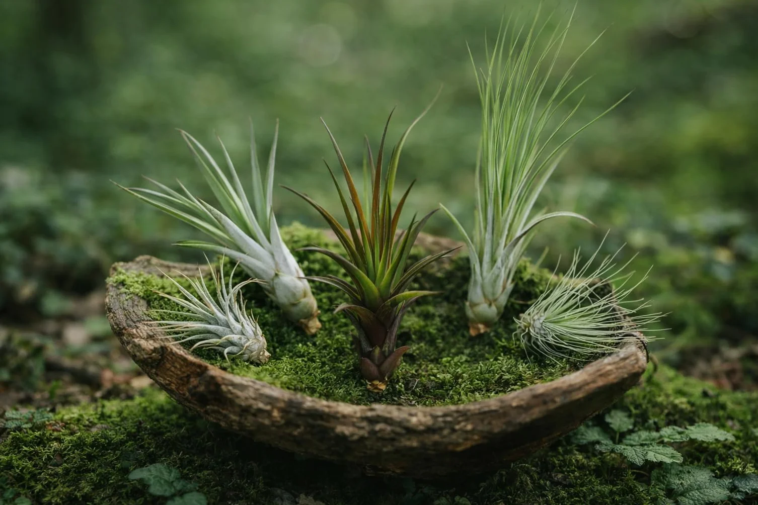 Tillandsia mieszanka 8 sztuk, Tillandsia bromeliaowate