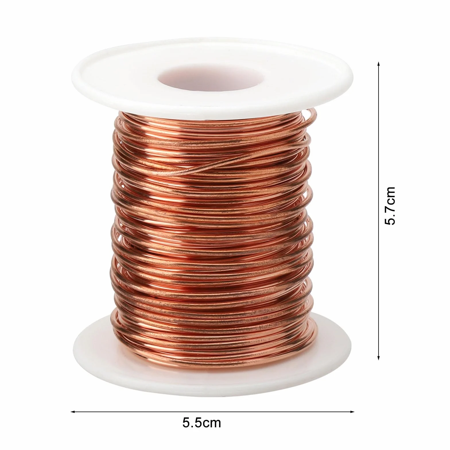 TNSLAND drut miedziany 20 m do kultury elektrycznej ogrodnictwa, 16 Gauge Blank do ogrodu, roślin i warzyw