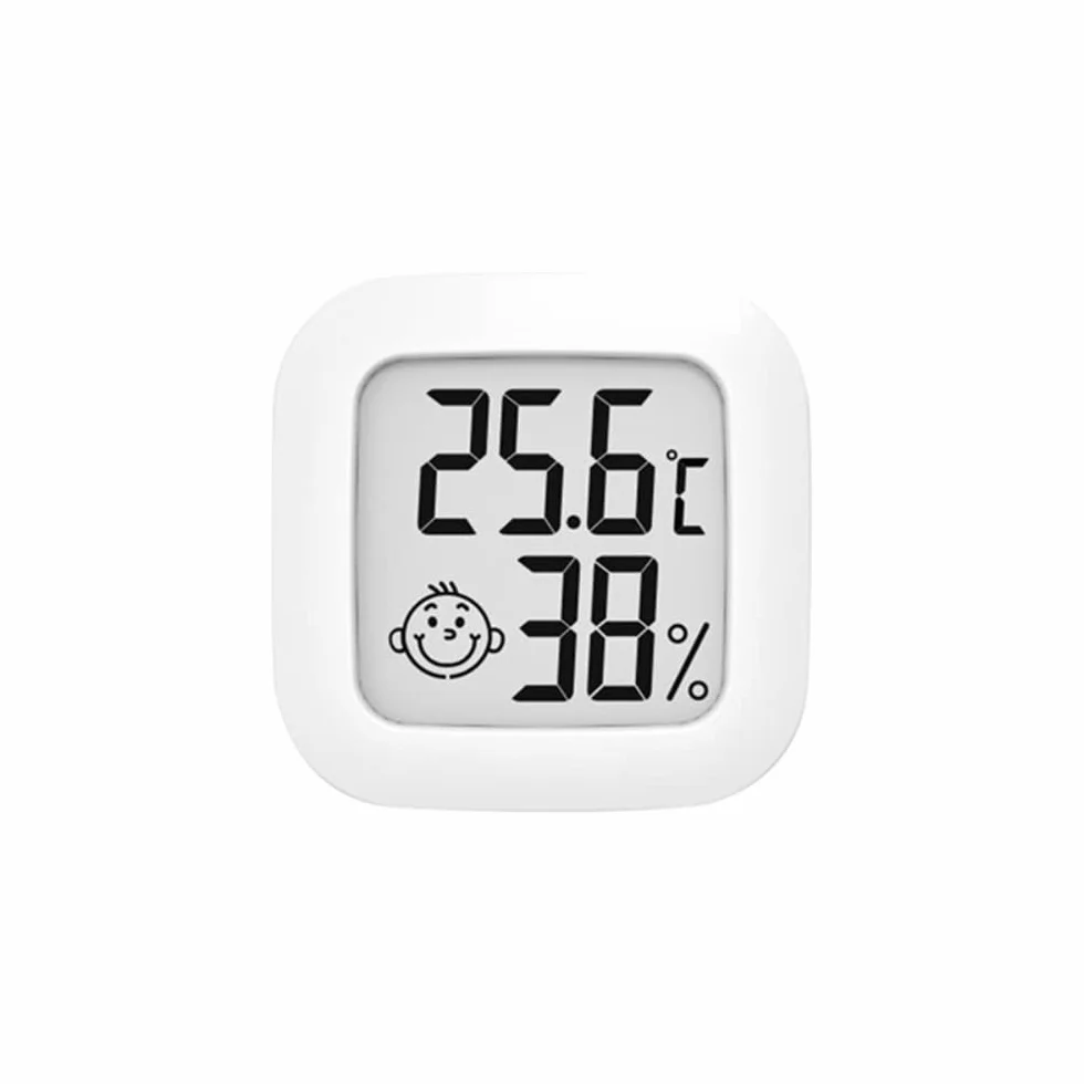 DollaTek Cyfrowy termometr higrometr mini u?miech twarz termometr temperatury i wilgotno?ci