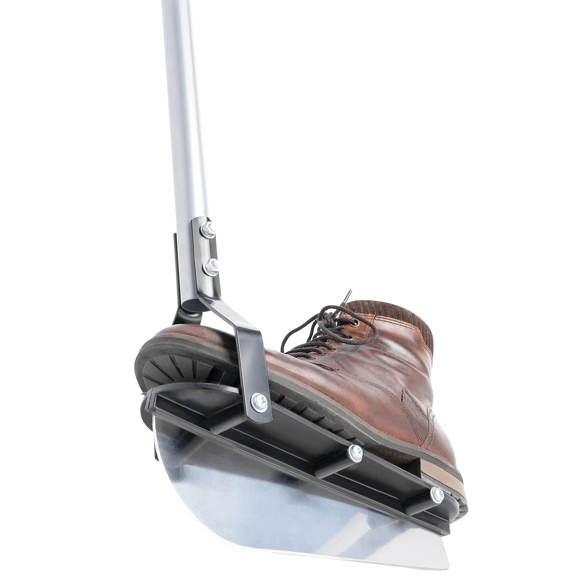 UPP Easy przycinarka do krawędzi trawnika | kompletny zestaw z ostrzem ze stali chromowanej 30 cm i metalowym uchwytem 105 cm - do wygodnego, czystego, szybkiego cięcia krawędzi trawnika bez schylania się, odporny na warunki atmosferyczne