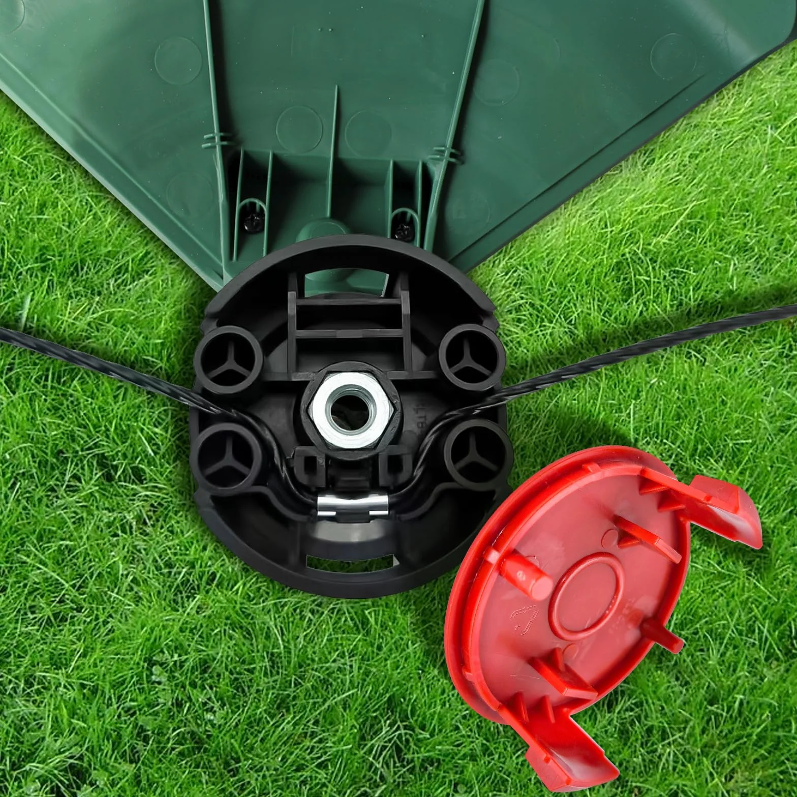 Bosch żyłka do przycinarki szpula AFS 23-37 cm 3,5 mm F016800431 z osłoną i głowicą tnącą