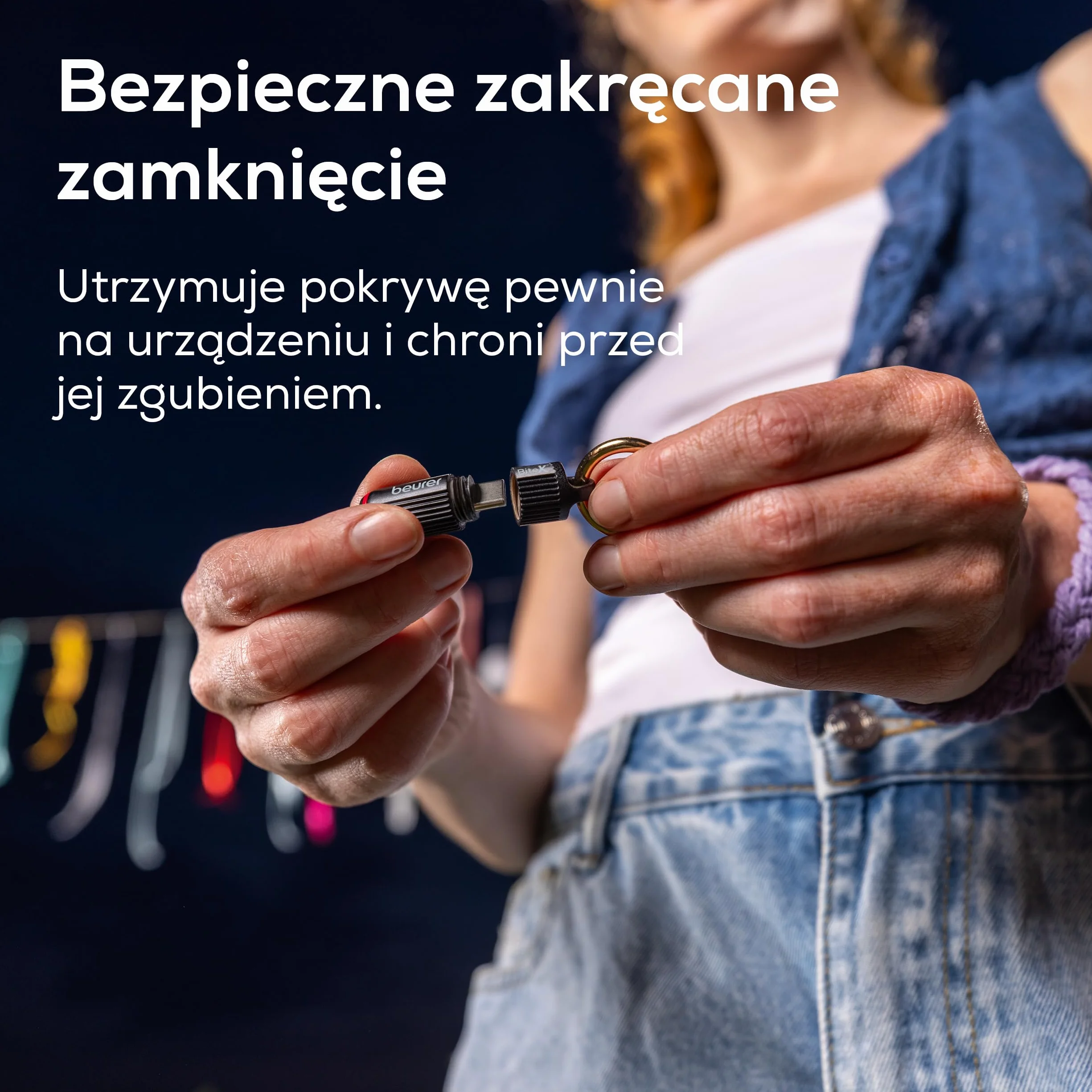 Beurer BiteX Go Deep Black środek na ukąszenia owadów do smartfona USB-C