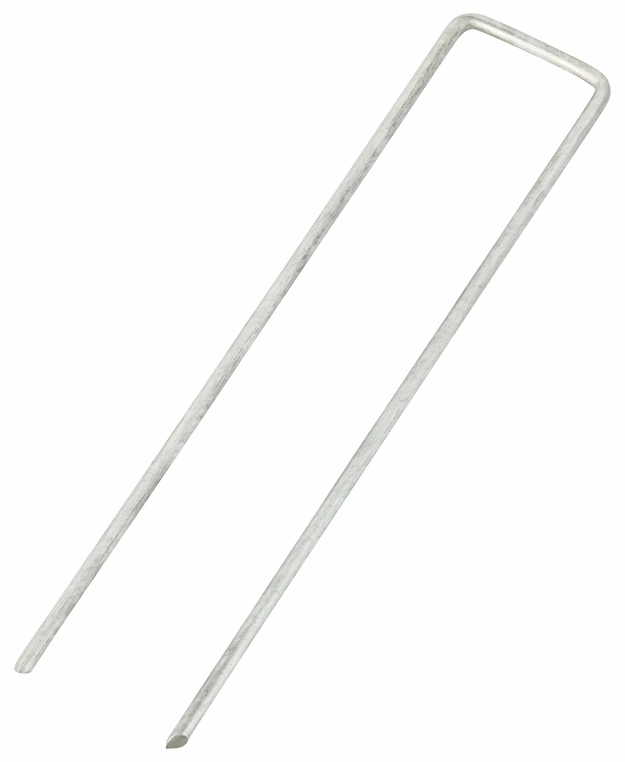 GardenMate 50 sztuk, antykorozyjne, 15 cm, 11 Gauge, wytrzymałe, płaskie górne, ogrodowe słupki, kolce, szpilki, śledzie, ocynkowane zszywki do kotwiczenia tkaniny krajobrazowej, 50 szt