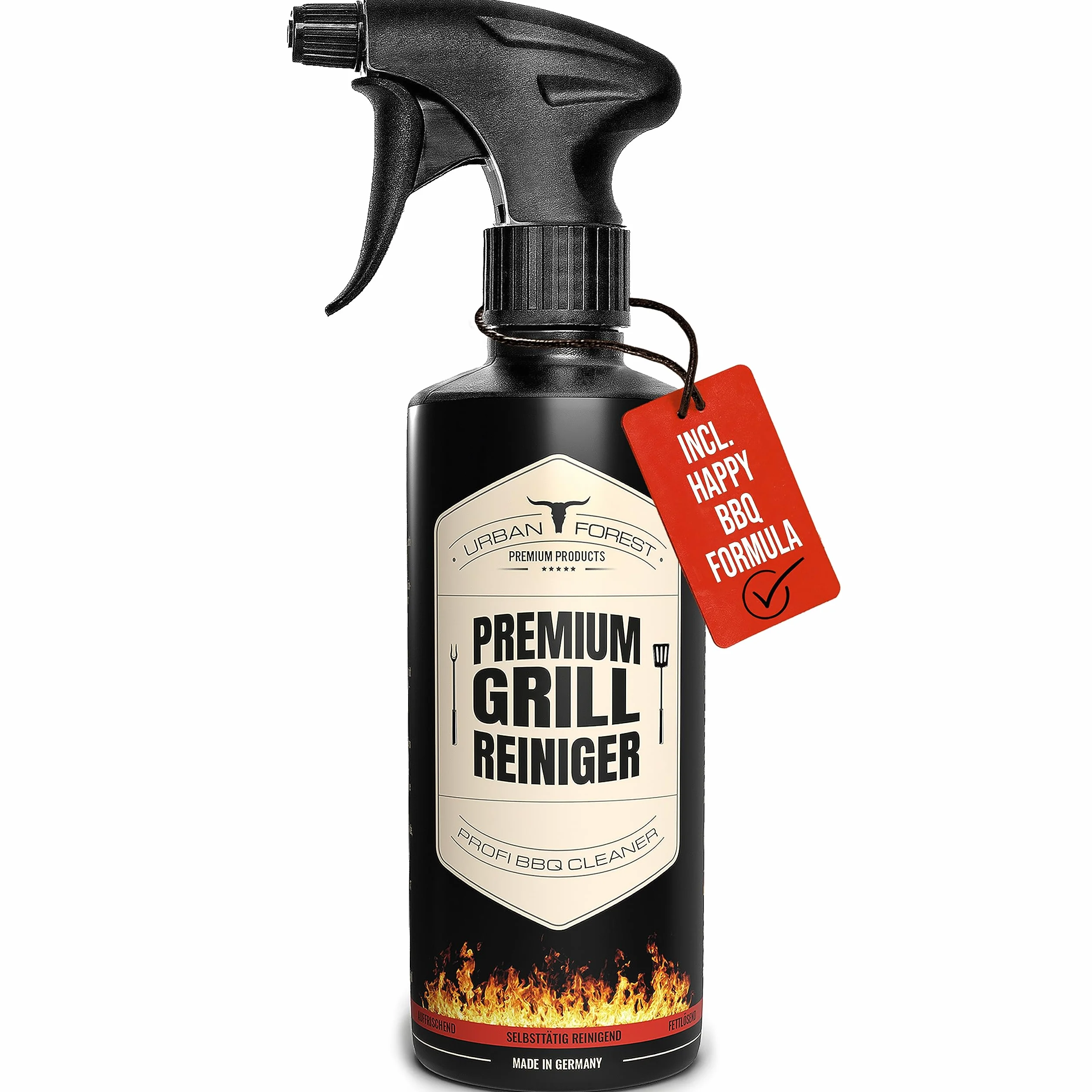 URBAN FOREST® środek do czyszczenia grilla 500 ml do rusztu ze stali nierdzewnej