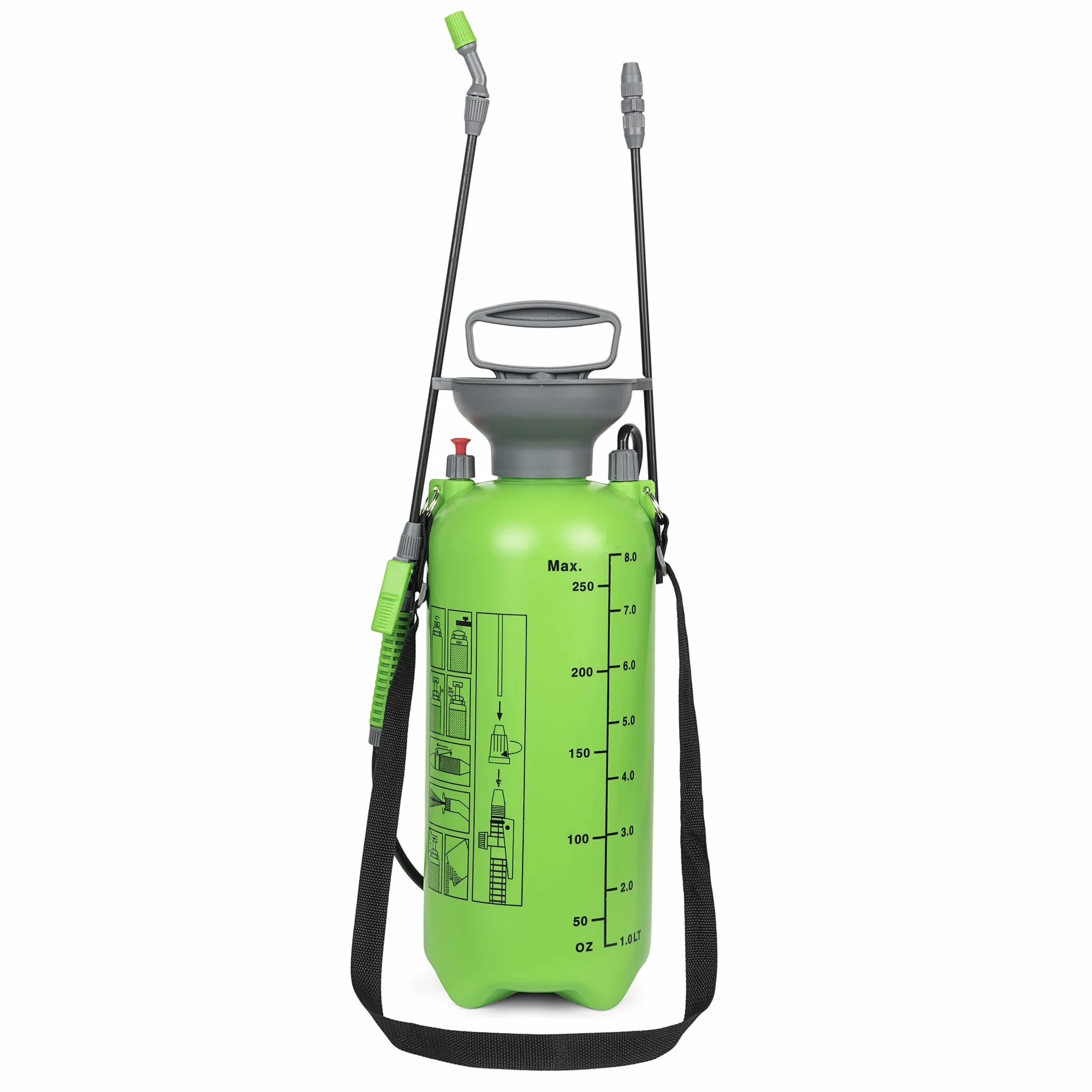 Opryskiwacz ręczny ciśnieniowy na ramię 2x dysze (5L)