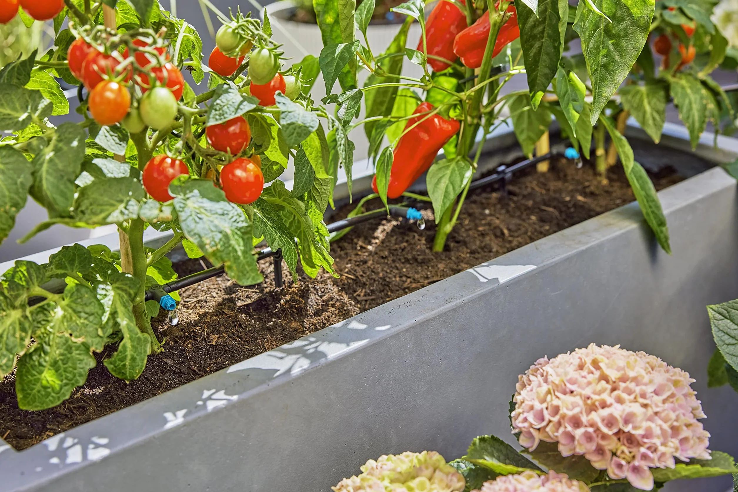Gardena system Micro-Drip nawadnianie kropelkowe zestaw tarasowy 30 roślin