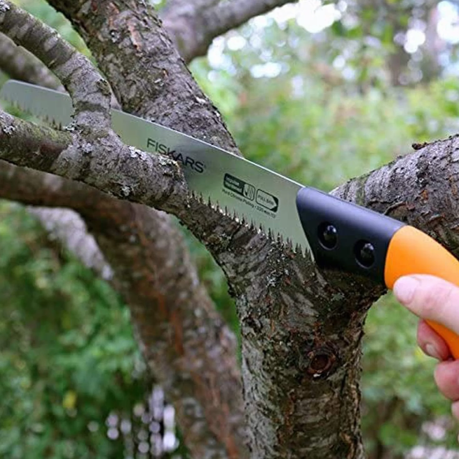 Fiskars Piła do Drewna, 33 cm, Czarny/Pomarańczowy