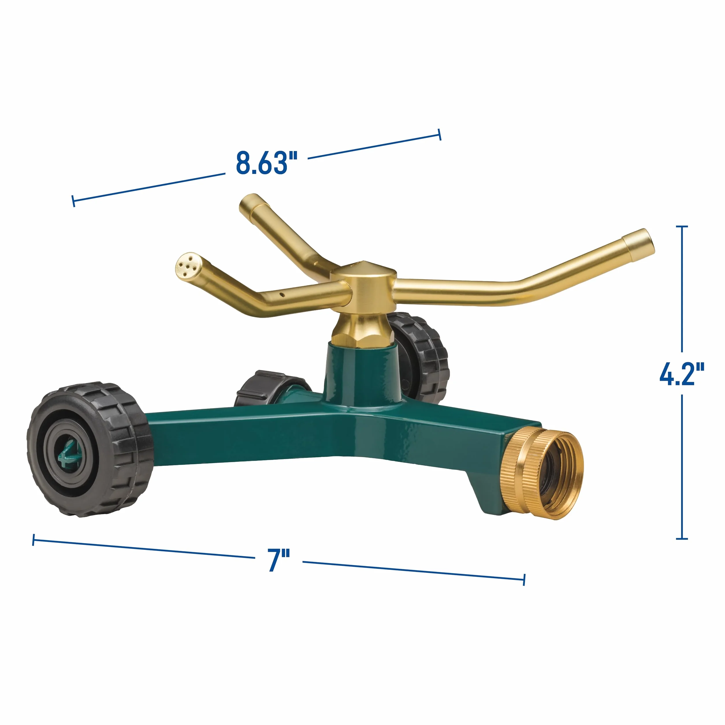 Orbit 58257N Metal 3-Arm Sprinkler with Wheeled Base