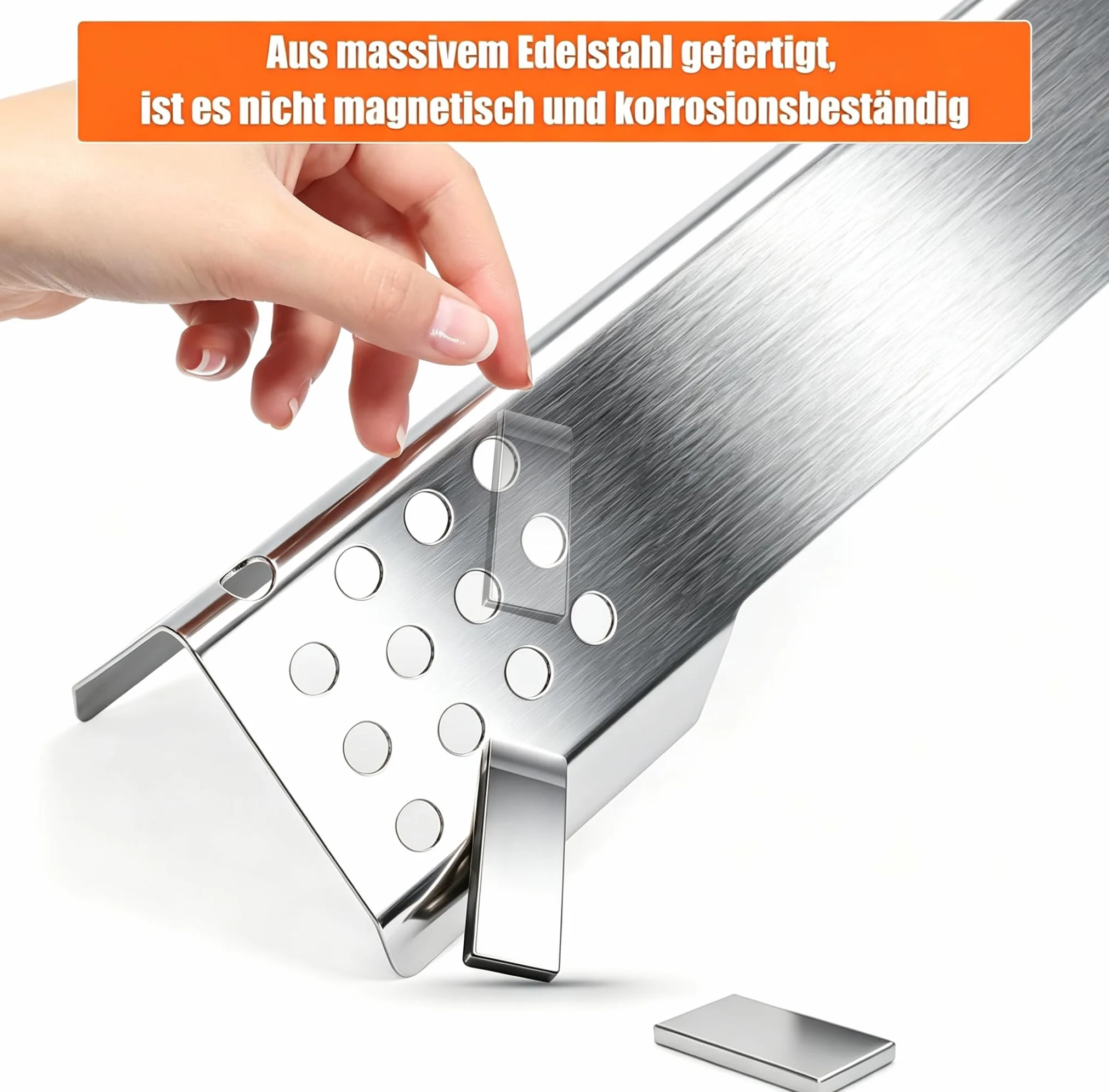 Osłona palnika ze stali nierdzewnej 40,2 cm do Rösle Videro G3, G3-S, Vario+, rozdzielacz płomienia 1,0 mm 4 sztuki