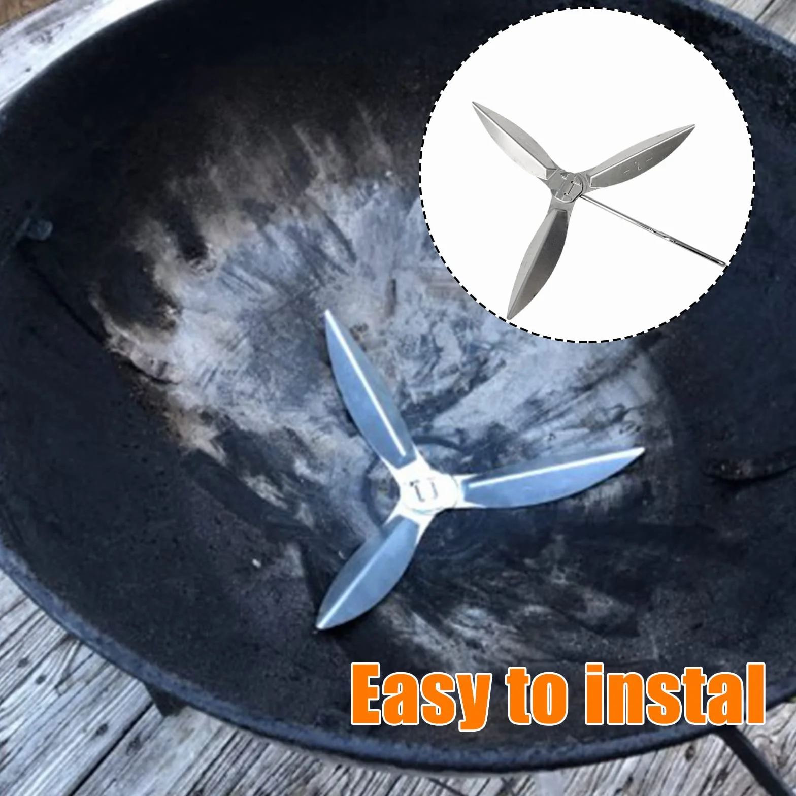 2 zestawy 22-1/2 cala One-Touch zestaw systemu czyszczenia 57 cm kompatybilny z częściami do grilla Weber, 7444 Weber czajnik części zamienne