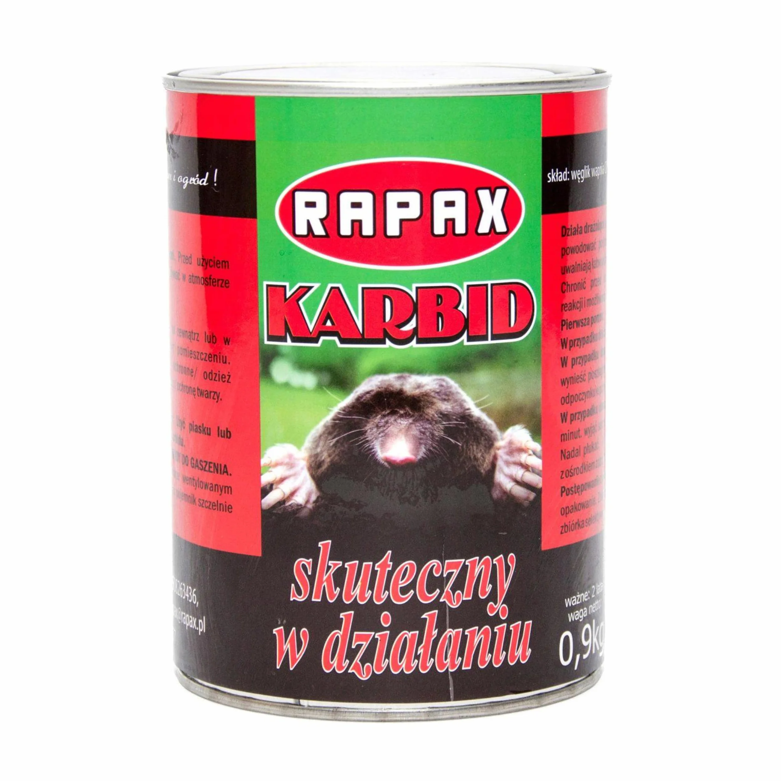 KARBID do wypłaszania kretów 900g