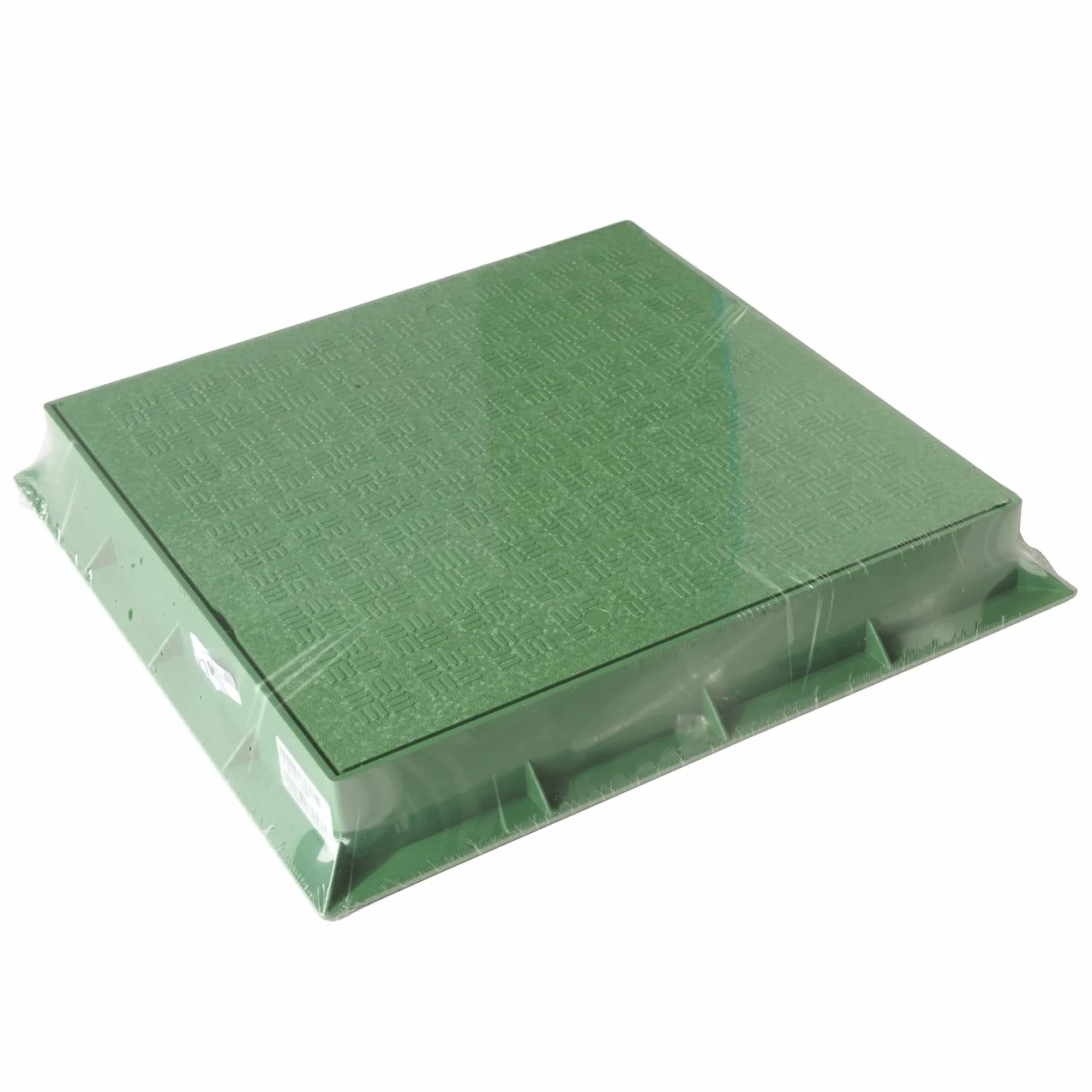First Plast tcdp30 V-y rama z pokrywą PEDONABILE z PCW, zielona, 300 x 300 mm