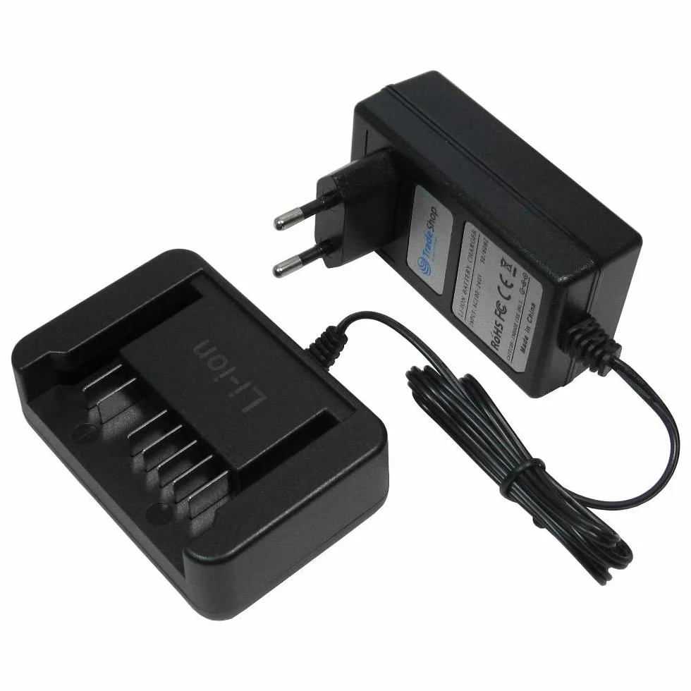 Trade-Shop 36 V akumulator litowo-jonowy ładowarka stacja ładująca kompatybilna z Hitachi BSL2530 BSL3626 328033 328034 328036 DH36DAL DH36DL DH25DAL DH25DL DH25DL