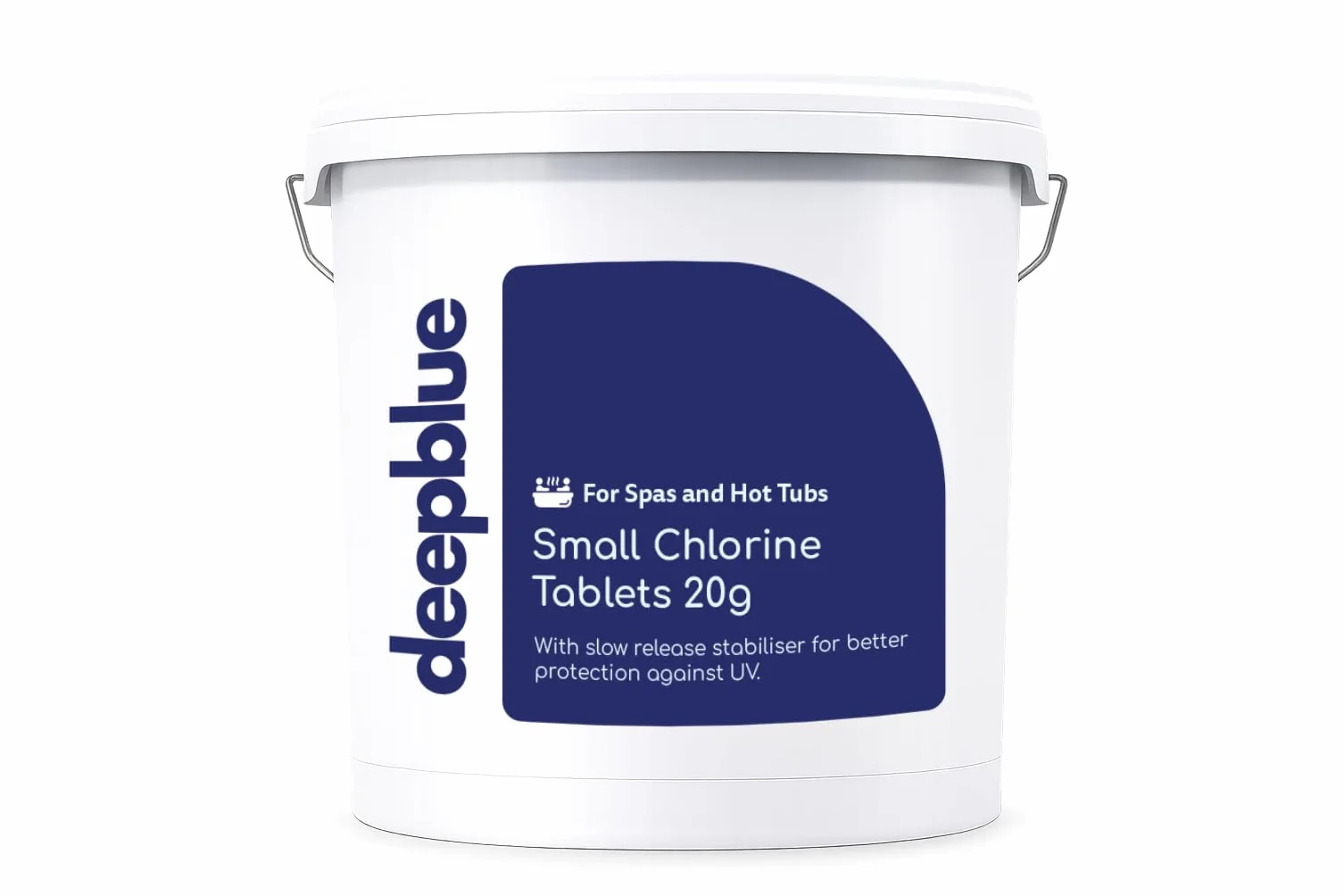Deep Blue Chlorine Tablets 5kg Mini 20g Stabilised Slow Release Pool & Spa Tablets