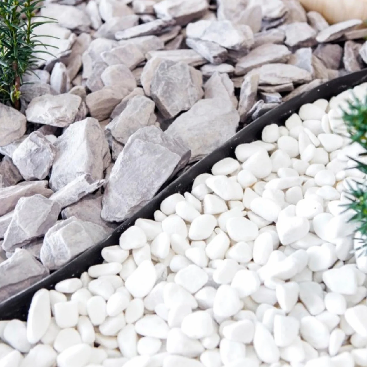 GARDENIX LineBORDER obrzeże trawnikowe z tworzywa sztucznego, 20 kotew, długość 10 m, wysokość 6 cm, czarne