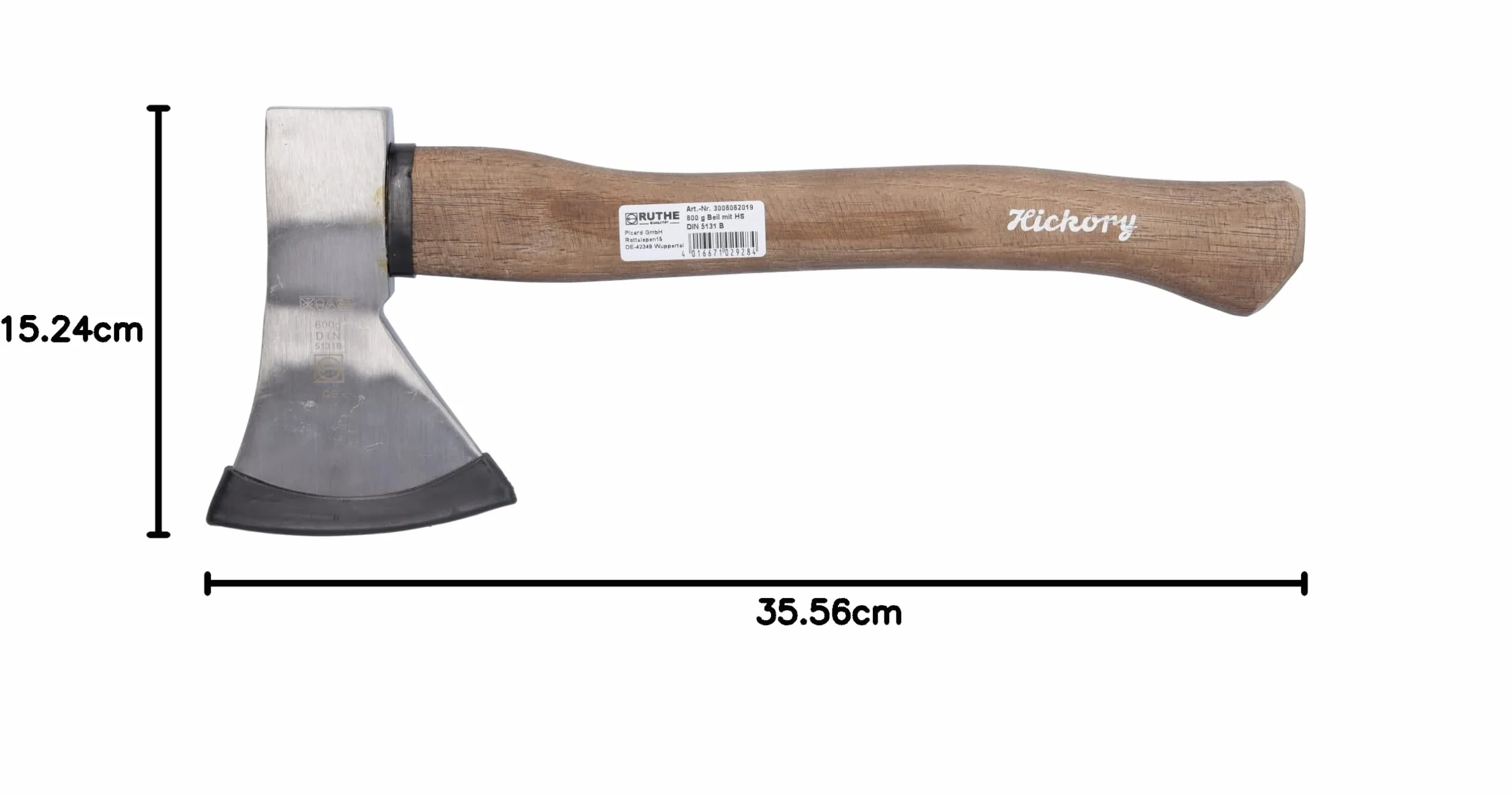Siekiera 40 cm Srebrny Brązowy