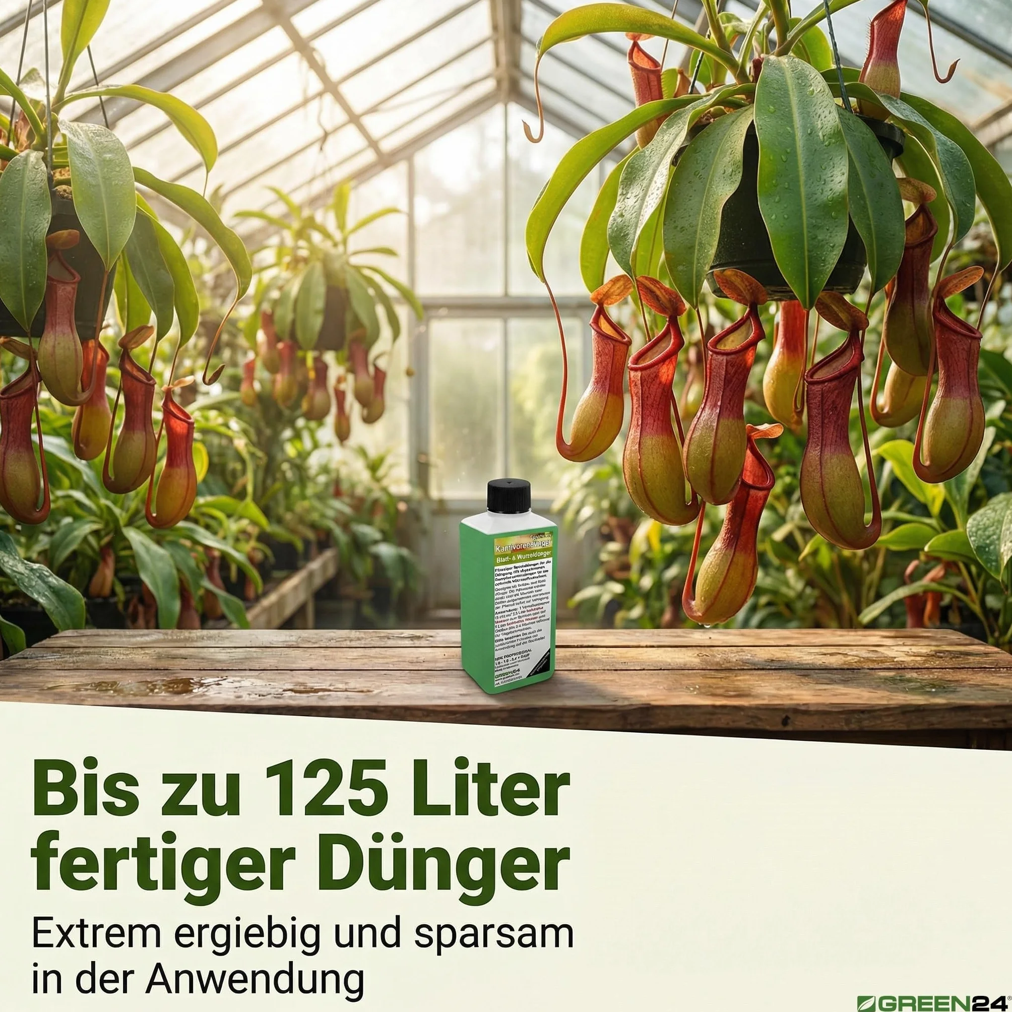GREEN24 Nawóz do karnivoren 250 ml Specjalny Nawóz do Roślin Mięsożernych NPK