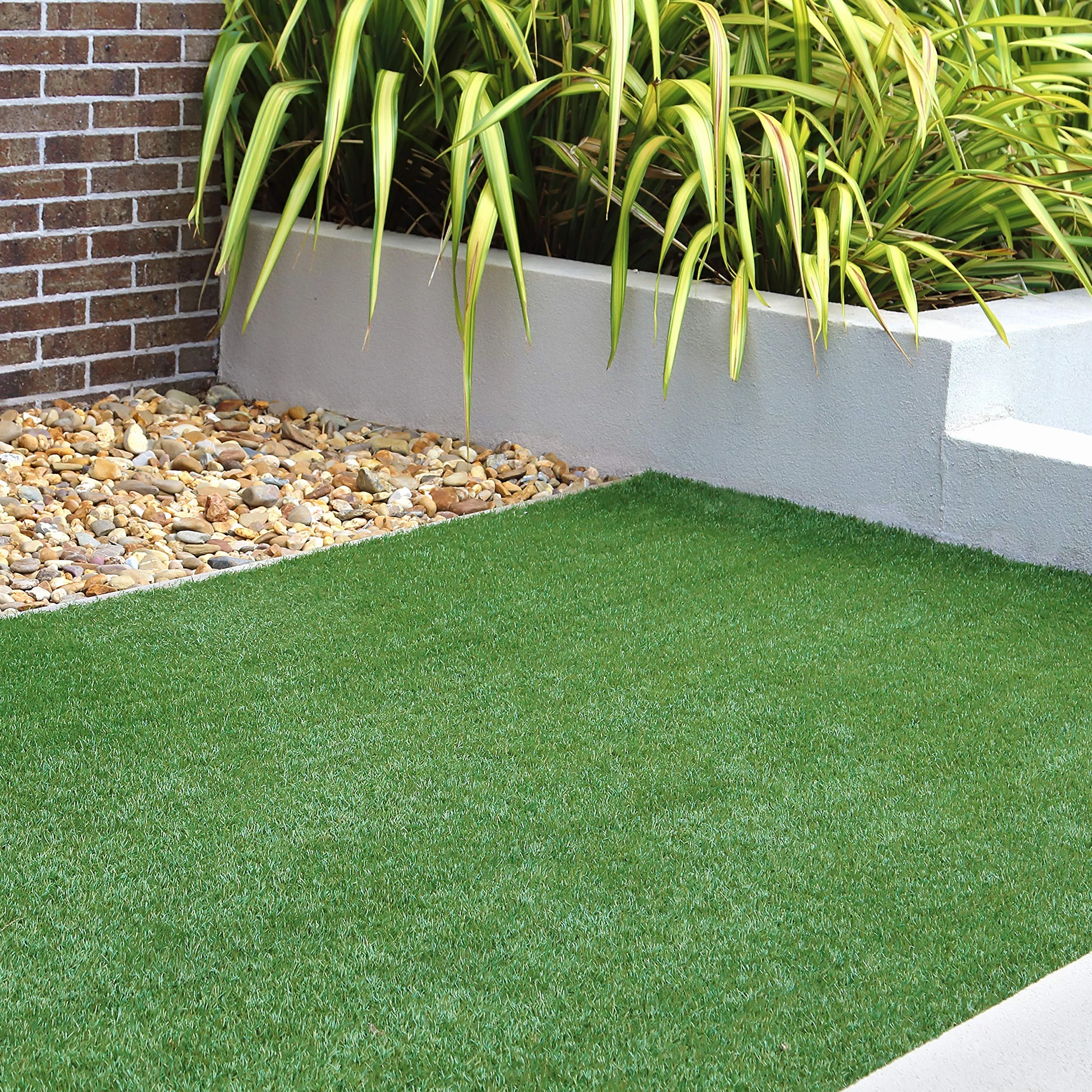 GardenKraft 26600 5 m x 15 cm sztuczna trawa taśma łącząca/samoprzylepna taśma do zszywania/w pełni odporna na warunki atmosferyczne taśma ze sztucznej trawy