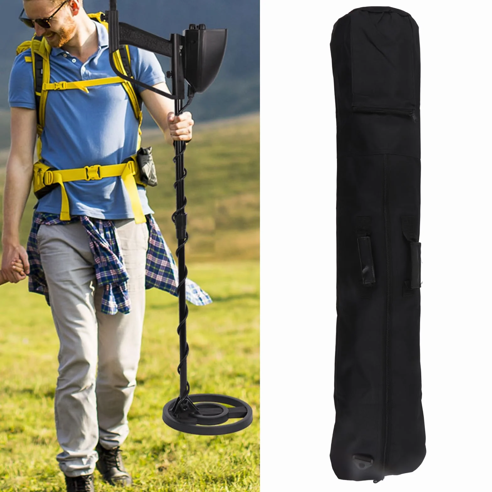 Torba na Wykrywacz Metali, Uniwersalna Wyściełana Torba Transportowa na Wykrywacz Metali i Akcesoria