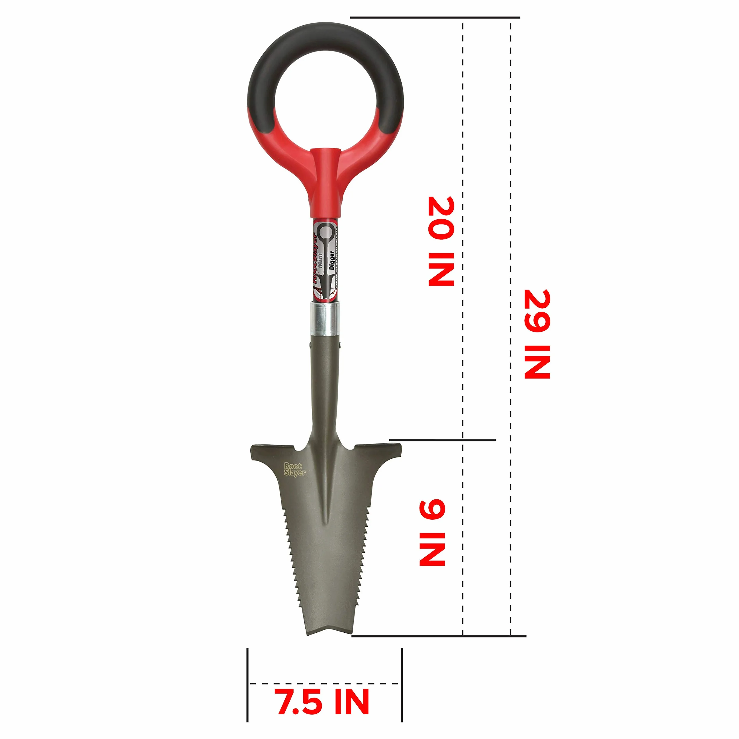 Radius Garden Root Slayer Mini-koparka łopata czerwona