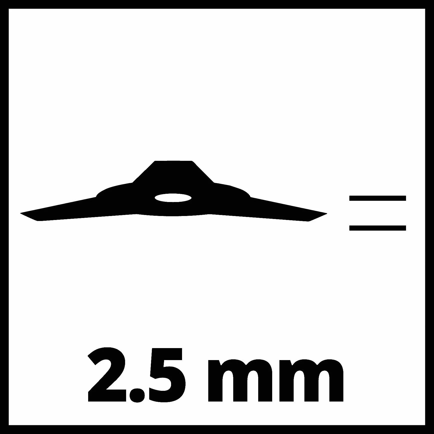 Oryginalny grubościomierz Einhell 255 (akcesoria do kos, pasuje do wszystkich kos Einhell z otworem o średnicy 25,4 mm, szerokość cięcia 255 mm, 3-zębowy nóż z metalu)
