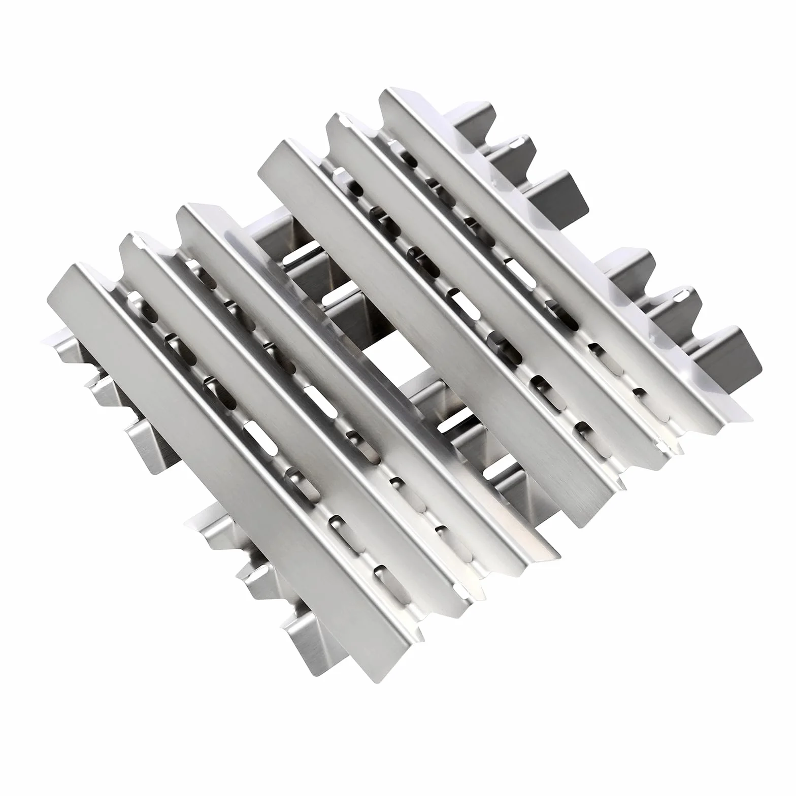 GFTIME Osłona palnika ze stali nierdzewnej, 40 x 15,2 cm, części zamienne do Broilking Baron, Broilmate, Huntington, szyny aromatyczne ze stali nierdzewnej, płyta grzewcza, rozdzielacz płomienia, 4