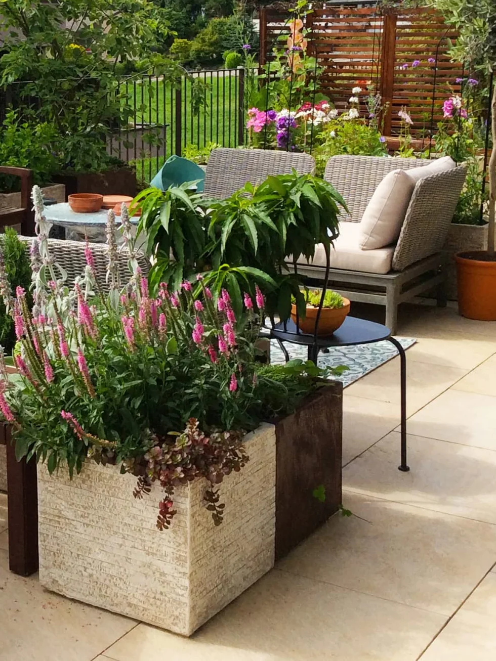 Pflanzwerk® Donica TUB antyk piaskowy 30 x 60 x 30 cm *odporna na mróz donica na kwiaty * *ochrona przed promieniowaniem UV * wysoka jakość
