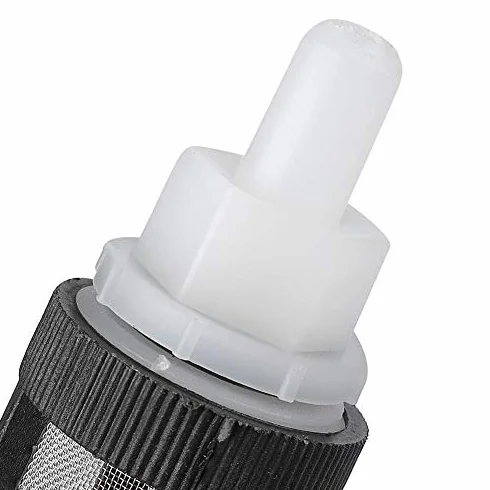 TOPINCN Filtr mikropompy ze stali nierdzewnej 8 mm akcesoria do węża