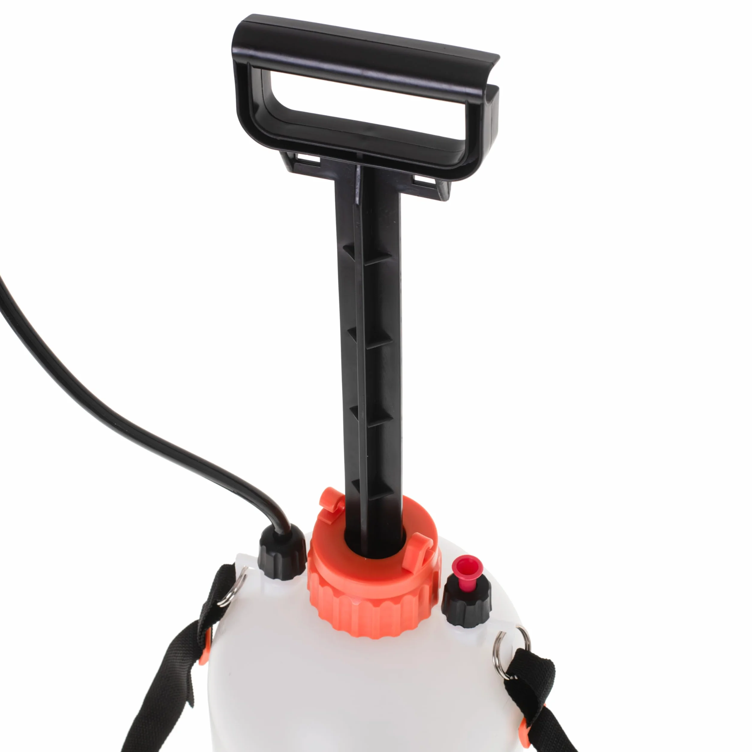 ADLER EUROPE - Opryskiwacz ciśnieniowy, opryskiwacz ogrodowy 5L, ciśnienie robocze 2,5 bara, dł. lancy 43 cm, wąż 130 cm, zawór bezpieczeństwa, funkcja pracy ciągłej, pasek na ramię, PP/PE, AD6806