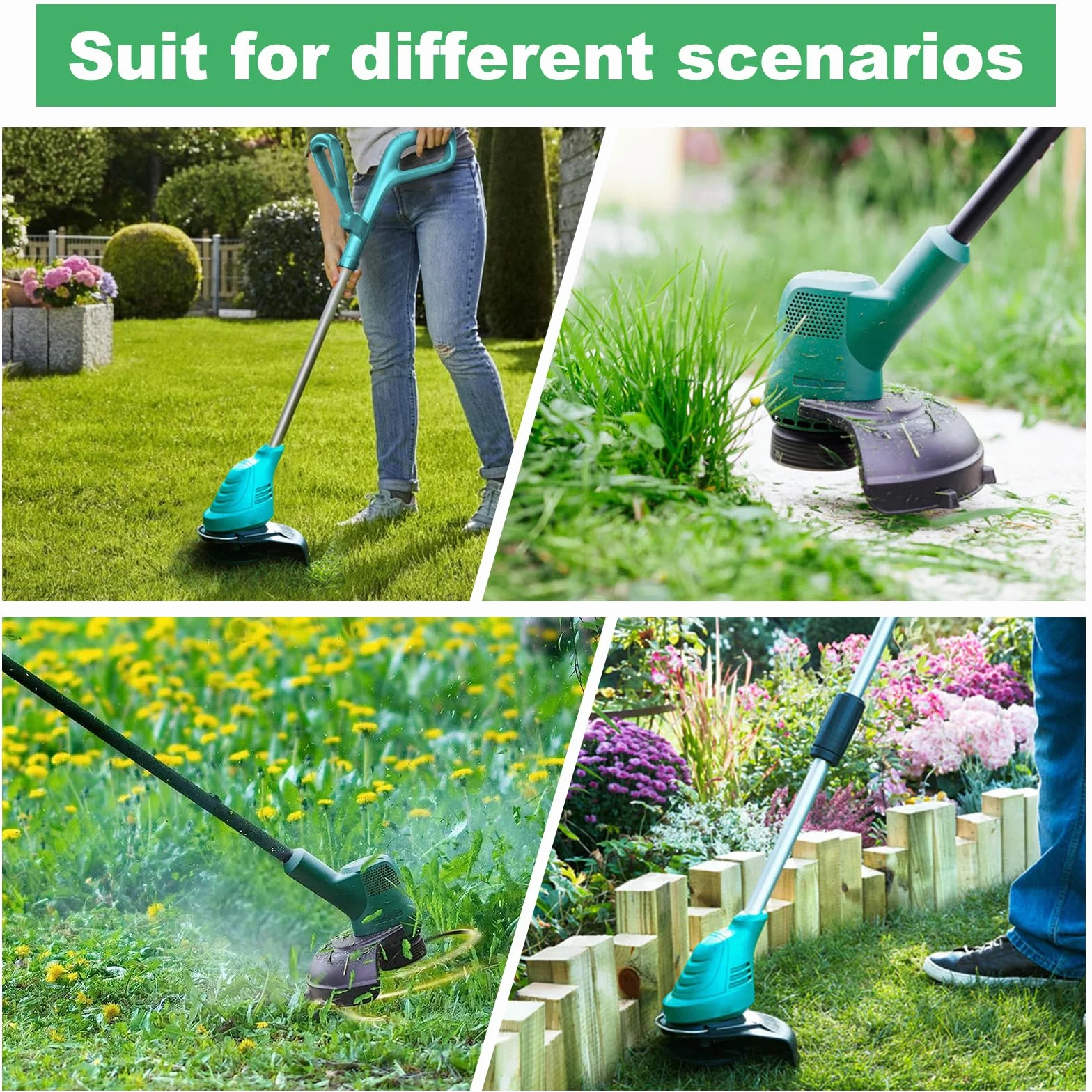 Chuancheng 6-pak zapasowych szpuli i linii do Bosch Easy Grass Cut 18 V 23 26 18 części do kosiarki do trawy # F016800569