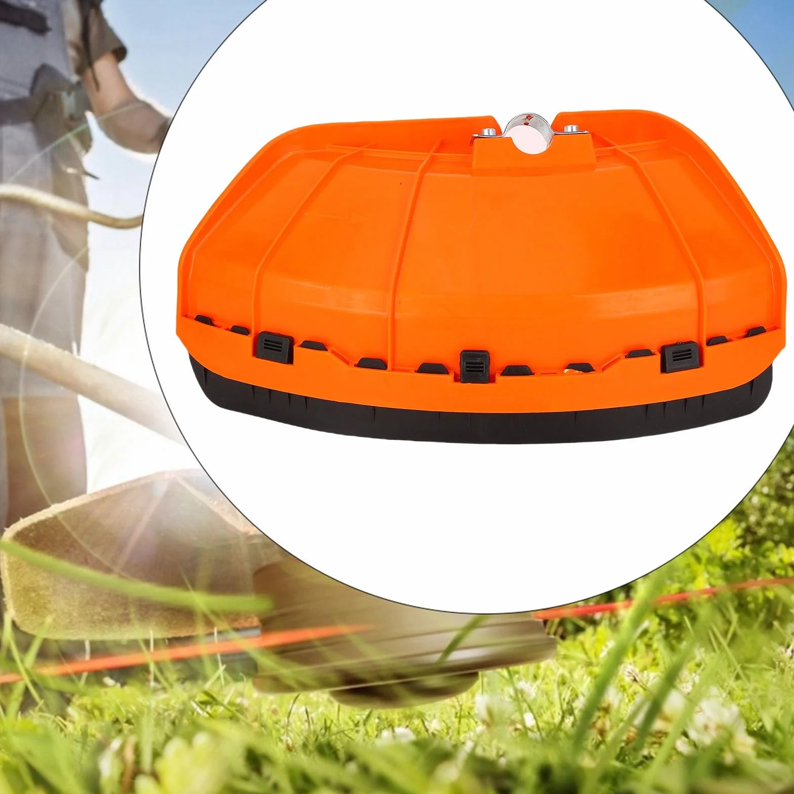 26 Mm/28 Mm Czerwona Plastikowa Pokrywka Trymerowa - Akcesorium do Noża Szczotkowania, Osłona dla Dystrychów i Kosiarków, Przeciw Deszczu, śniegu i Nie Tylko