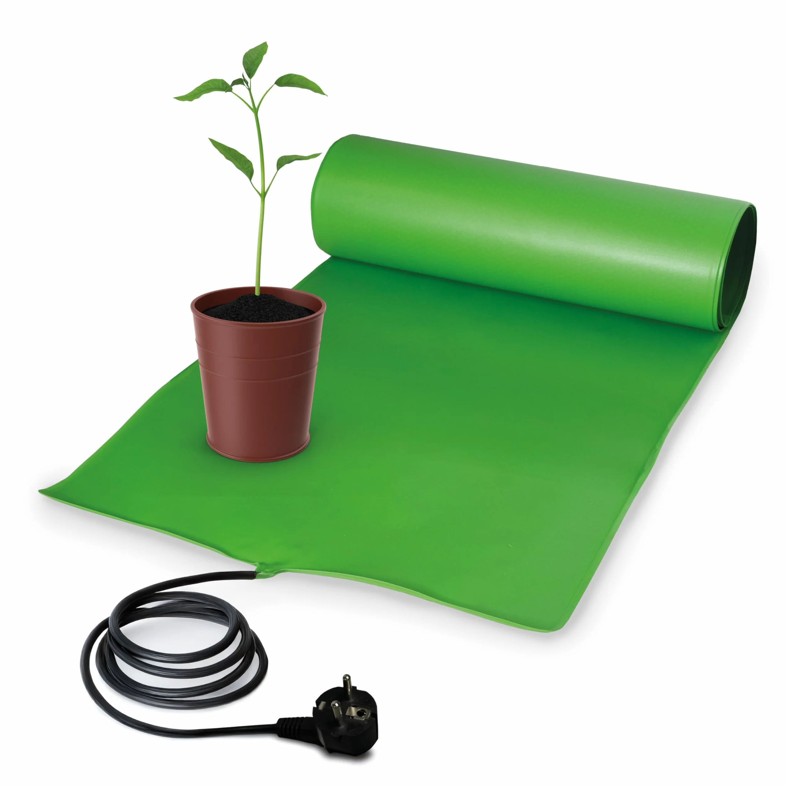 BioGreen mata grzewcza do uprawy roślin, 40 x 65 cm, 42 W, wodoszczelna płyta grzewcza, Turbo do kiełkowania i sadzonek