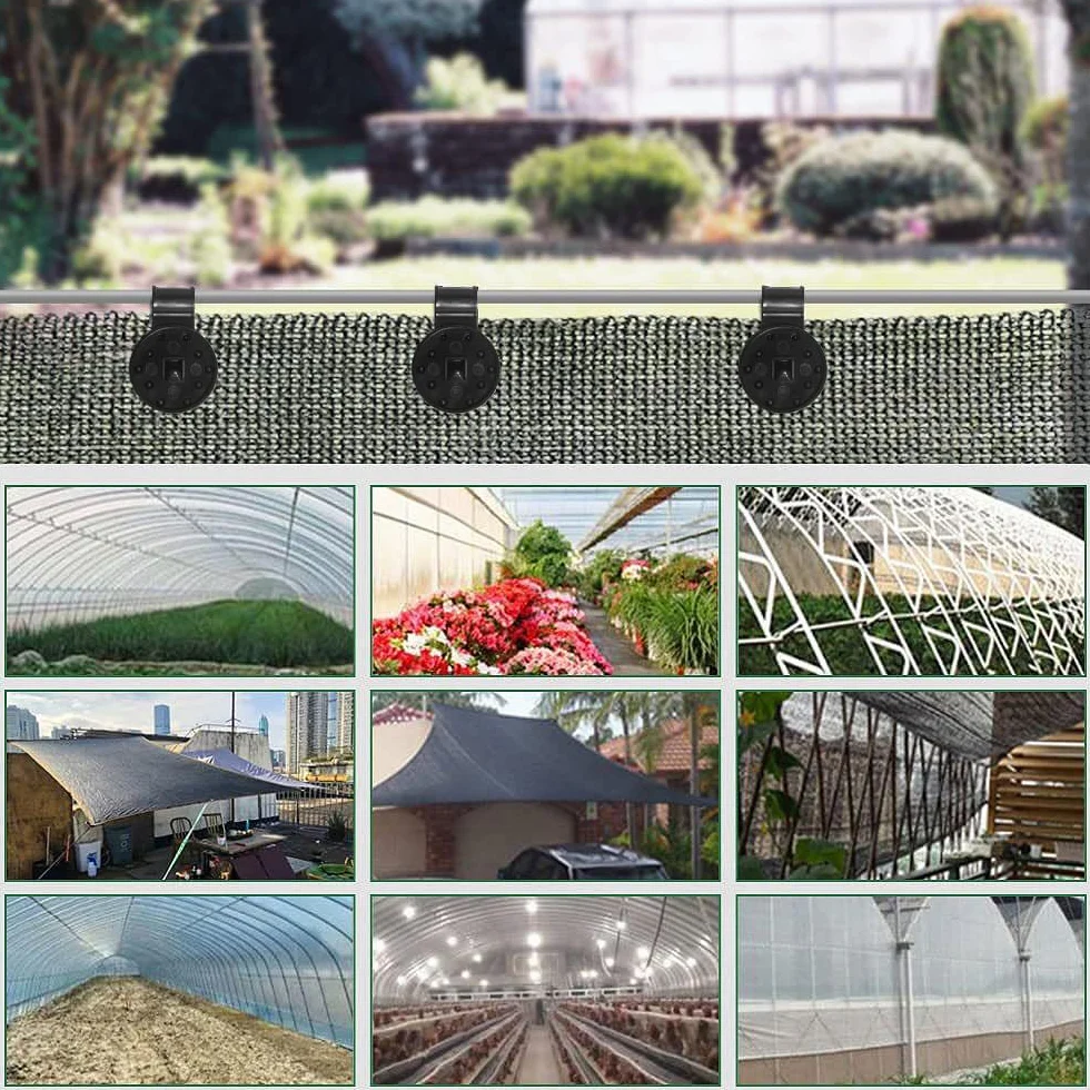 120 sztuk klipsów Shade Cloth Cloth Clips, specjalny klips z oczkiem do siatki zacieniającej, klipsami do tkaniny osłonowej, klipsami do żagla przeciwsłonecznego, siatki zacieniające, klipsy z