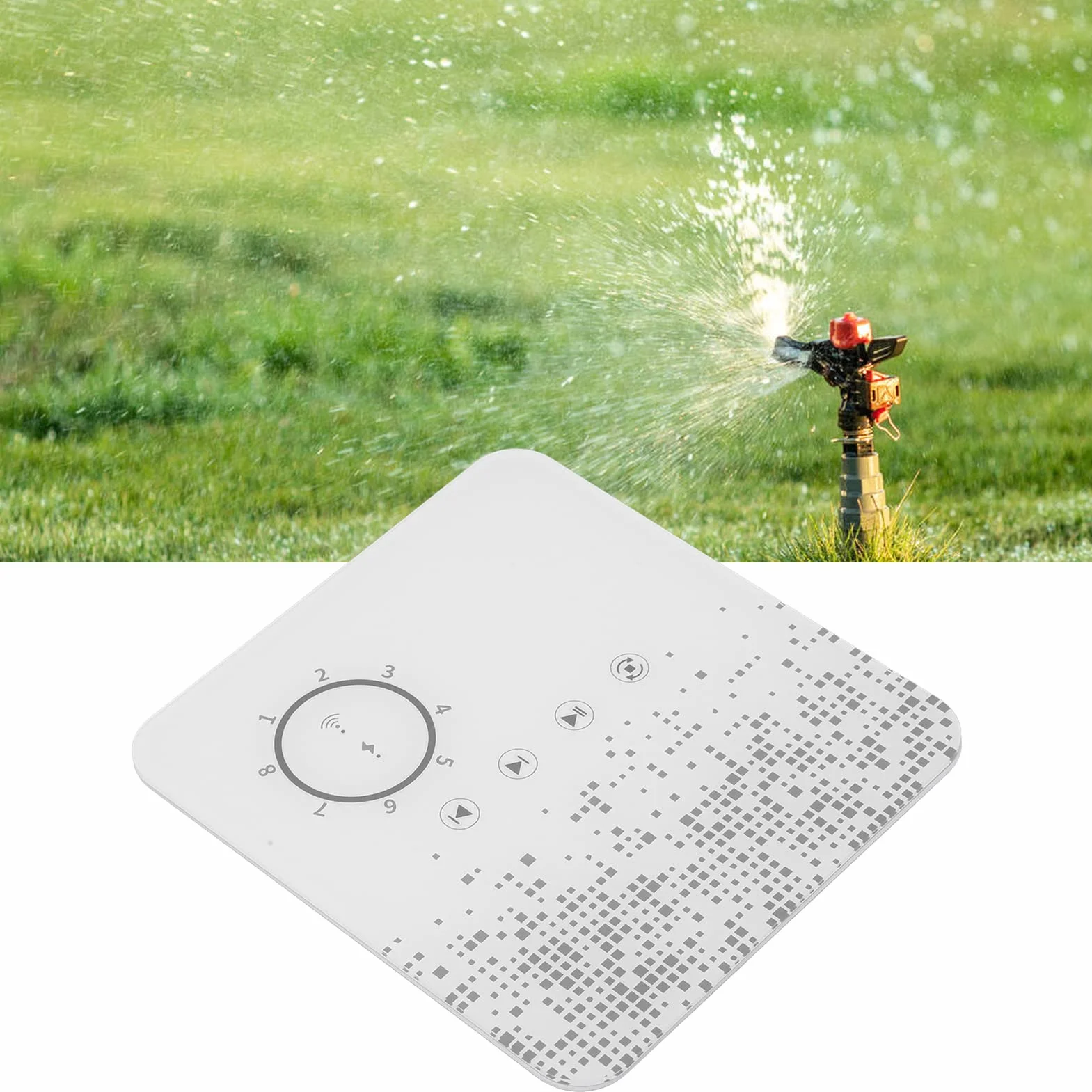 8-strefowy Inteligentny Kontroler Zraszaczy WiFi Harmonogram dla Asystenta dla TUYA AC 24 V 50/60 HZ,konsola