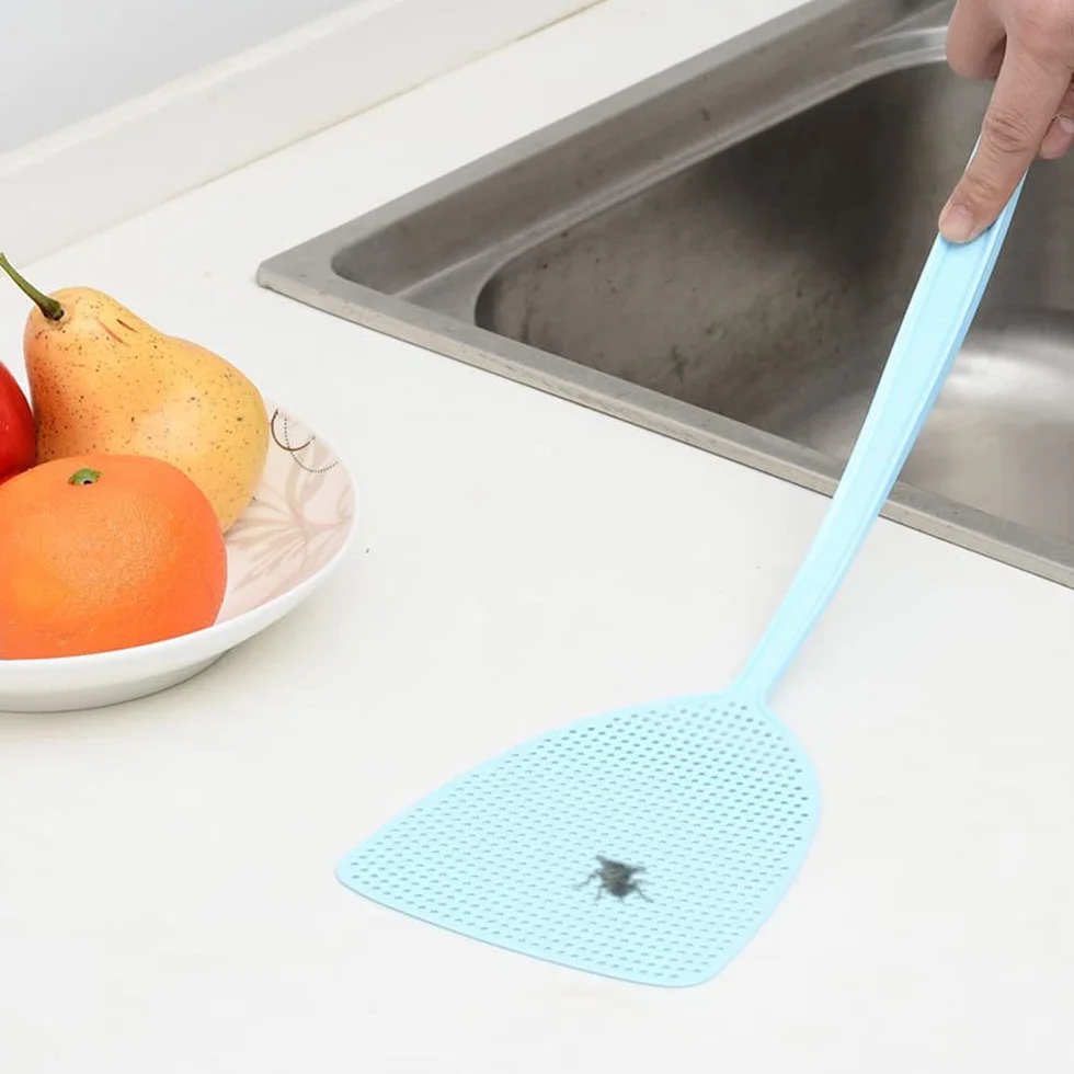 Newaner Łapki na muchy 10 sztuk, Pest Control, z zintegrowanym skrobaczkiem na komary, chroniące przed muchami, komarami i owadami, posortowane pod względem koloru