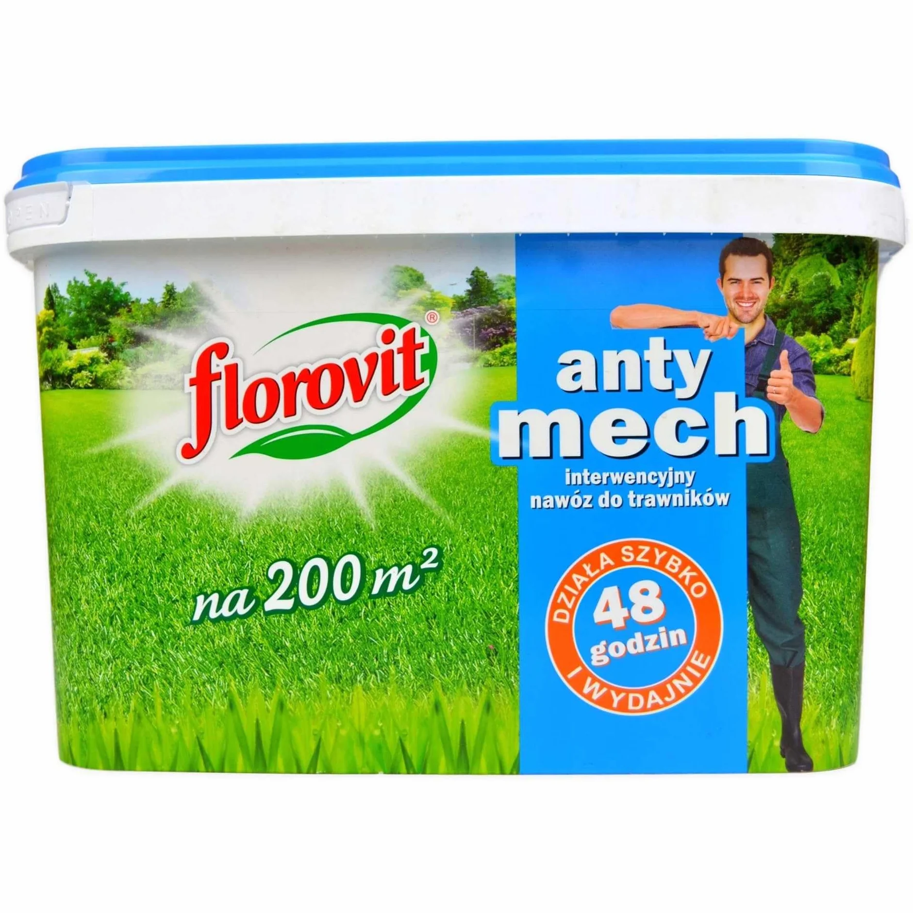 NAWÓZ do TRAWNIKA z MCHEM trawnik ANTY-MECH skuteczny 4kg Florovit