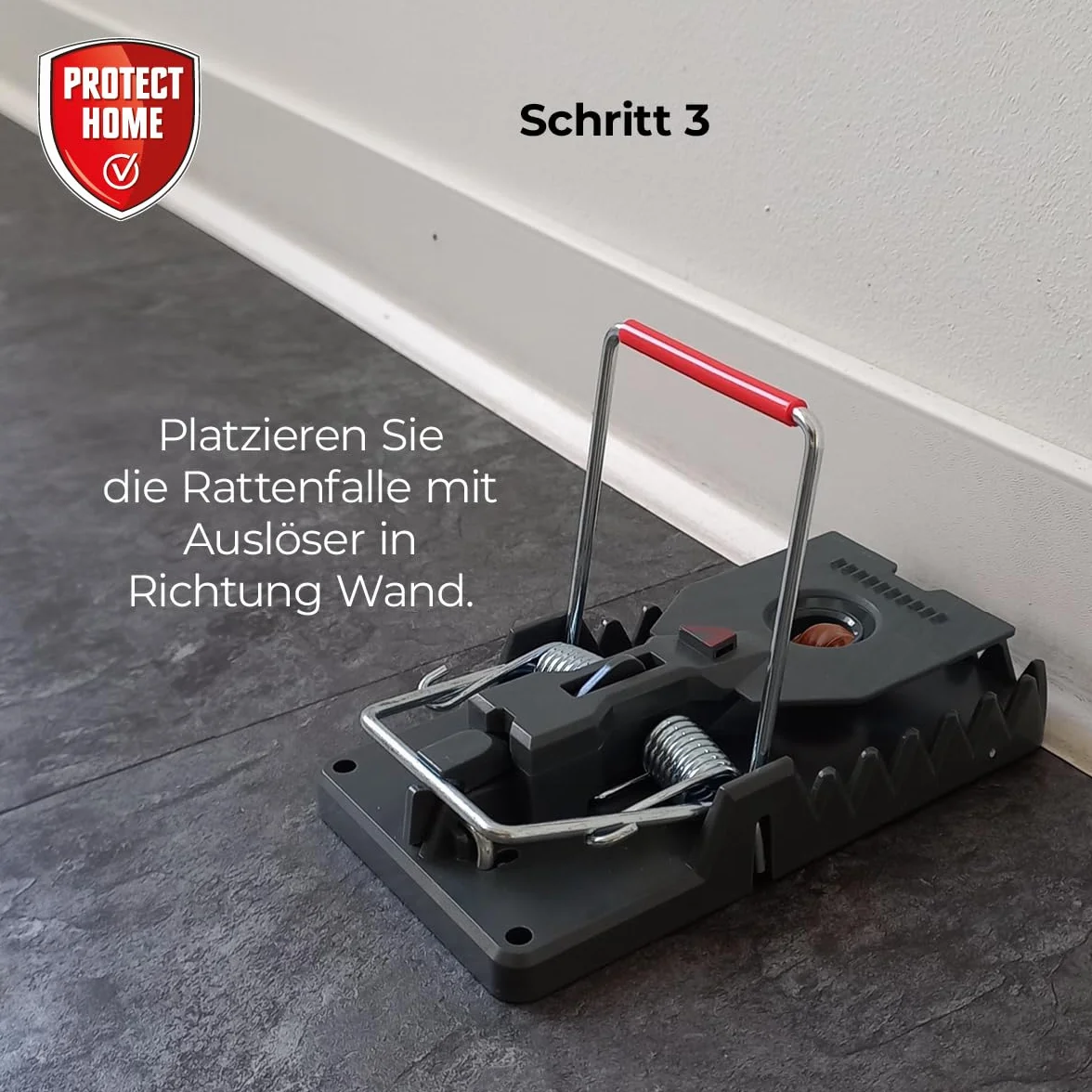 PROTECT HOME Pułapka na szczury Click 2 sztuki beżowa