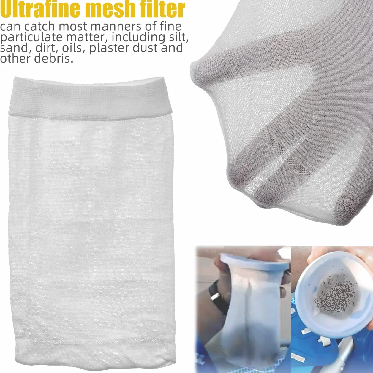 Odkurzacz basenowy worek filtrujący 10 szt. siatki do Blaster Water Tech Max Catfish Ultra Pool Vacuum Sand Silt Cleaner