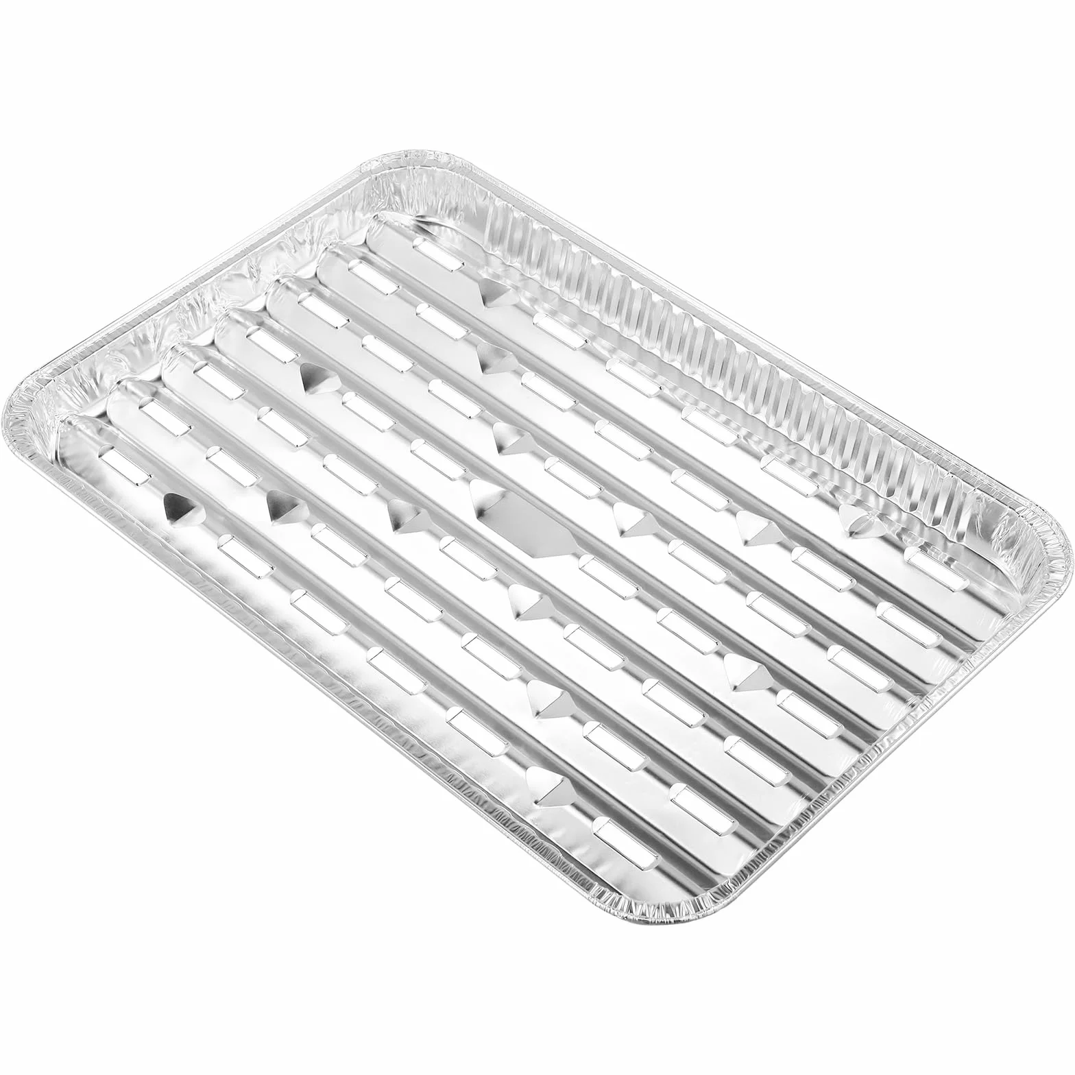 Aluminiowe miski do grilla BBQ 40 sztuk 340x230x23 mm