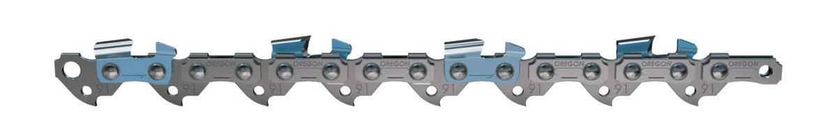 Oregon T55 VersaCut łańcuch do piły łańcuchowej do 40 cm drążka - 55 ogniw napędowych - niski odrzut pasuje do Stihl, Craftsman, McCulloch i innych, srebrny