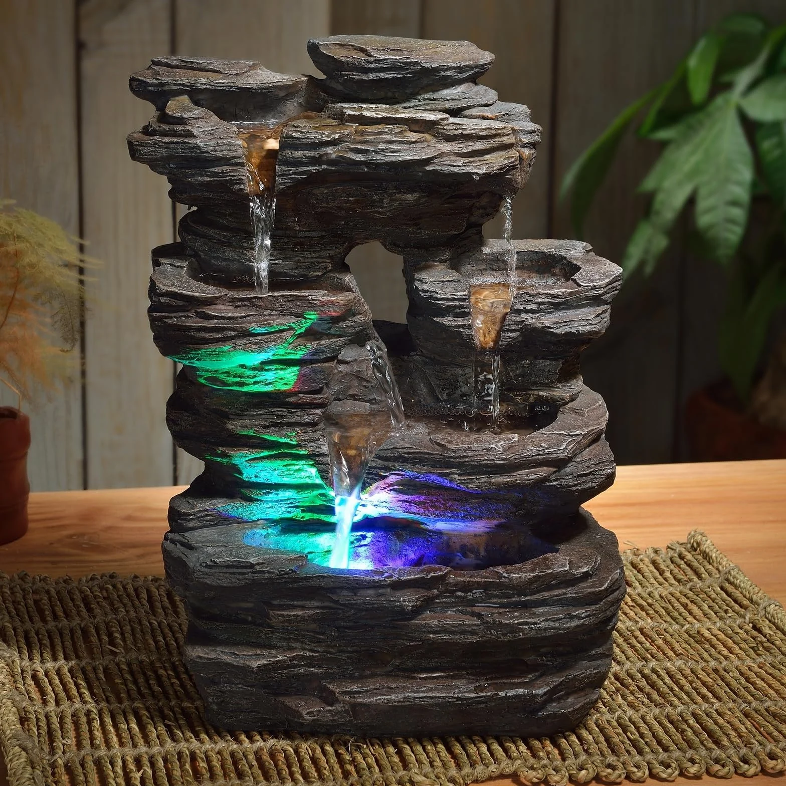 Fontanna Zen Light Szary 25 x 17 x 35 cm