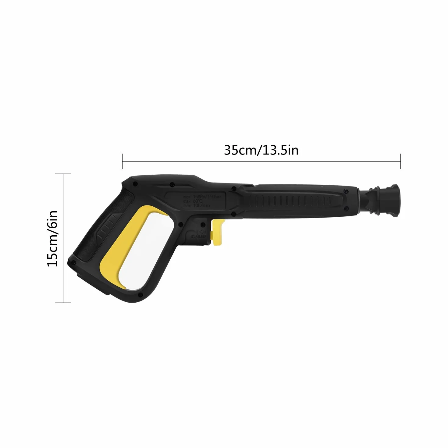 Wysokociśnieniowy pistolet natryskowy do Karcher K2 K3 K4 K5 K6 K7 ze złączem Quick Connect bez pełnej kontroli