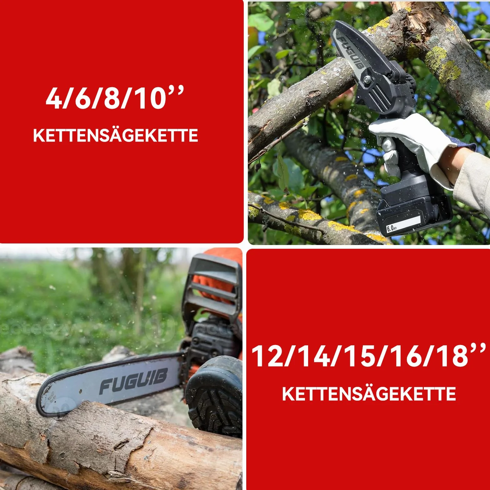 Łańcuch do piły łańcuchowej 16 cali 3/8"LP 1,3 mm 57 ogniw 40 cm 3 szt