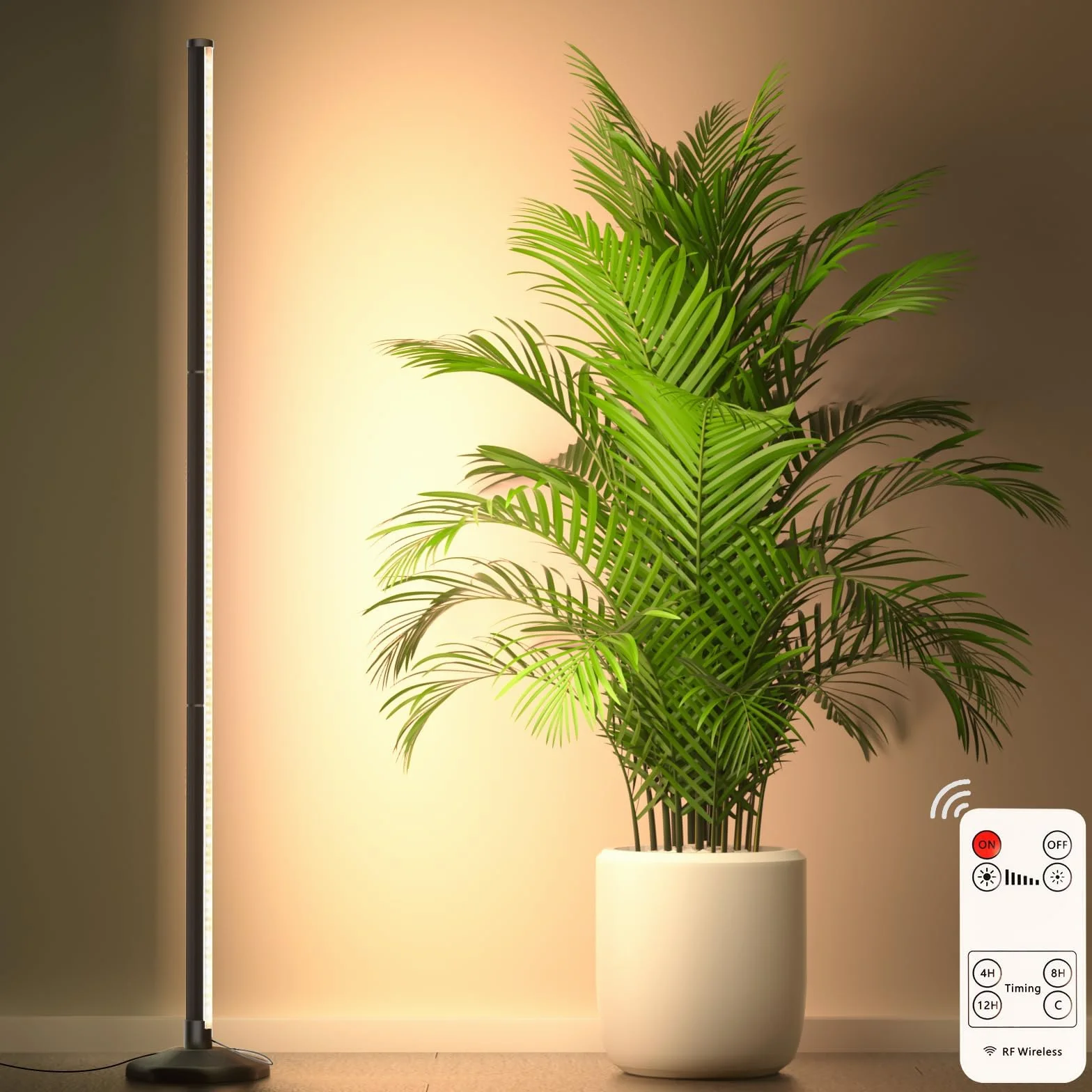 Bedee Lampa LED do Uprawy Roślin, Pełne Spektrum, 252 Diody, Timer, 10 Stopni Jasności, 6000 K