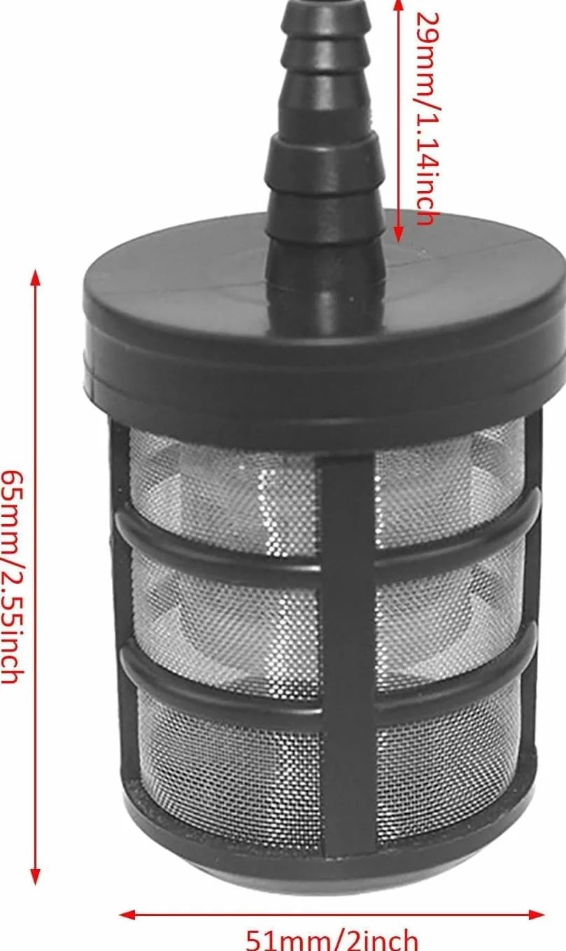 YUET Wąż ssący 5M z szybkozłączką i filtrem do myjki wysokociśnieniowej Karcher K2 K3 K4 K5 K6 K7 Kärcher Series & Bosch AQT Series do mycia samochodów wysokim ciśnieniem